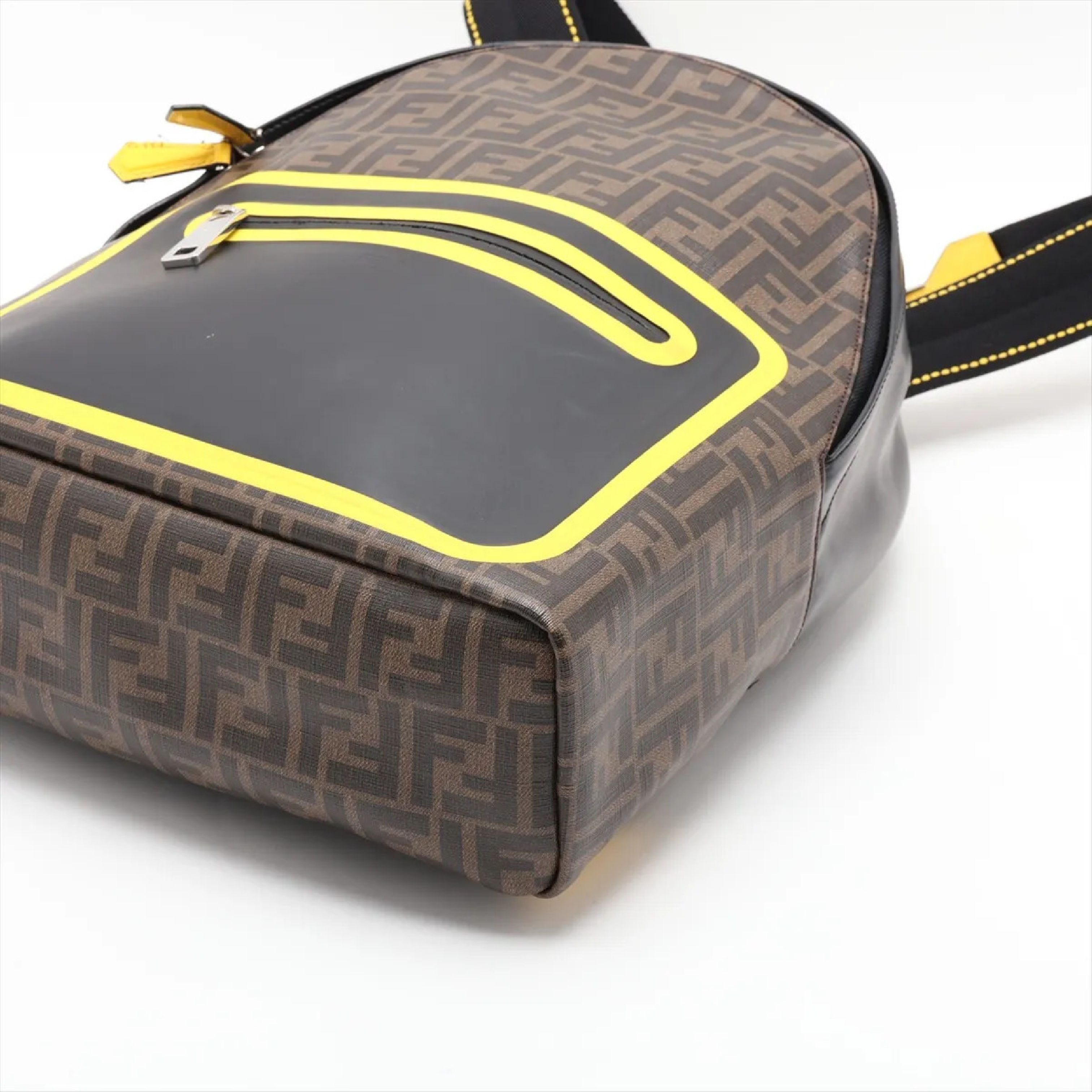 Zucca PVC x Leather Backpack Rucksack — view 3