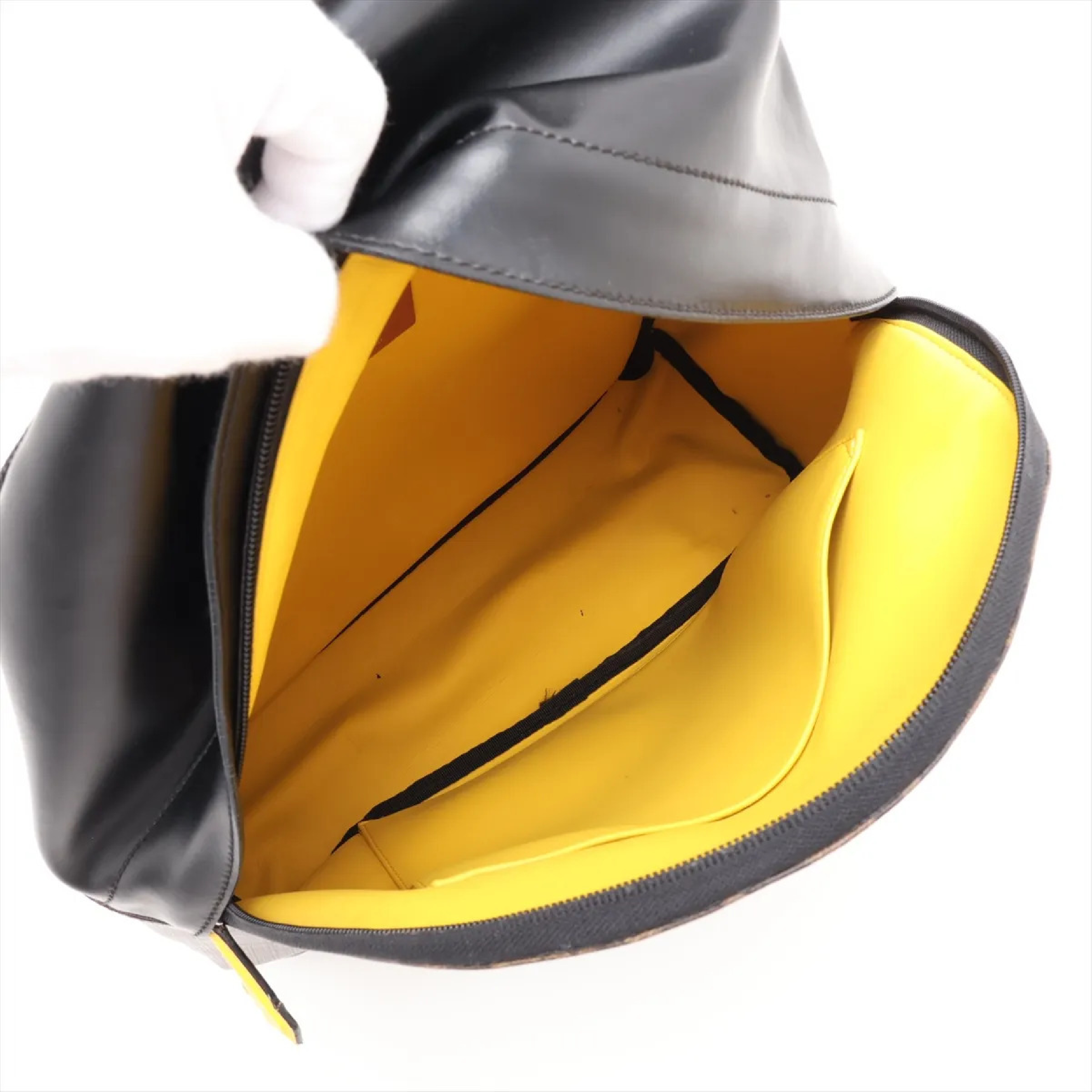 Zucca PVC x Leather Backpack Rucksack — view 7