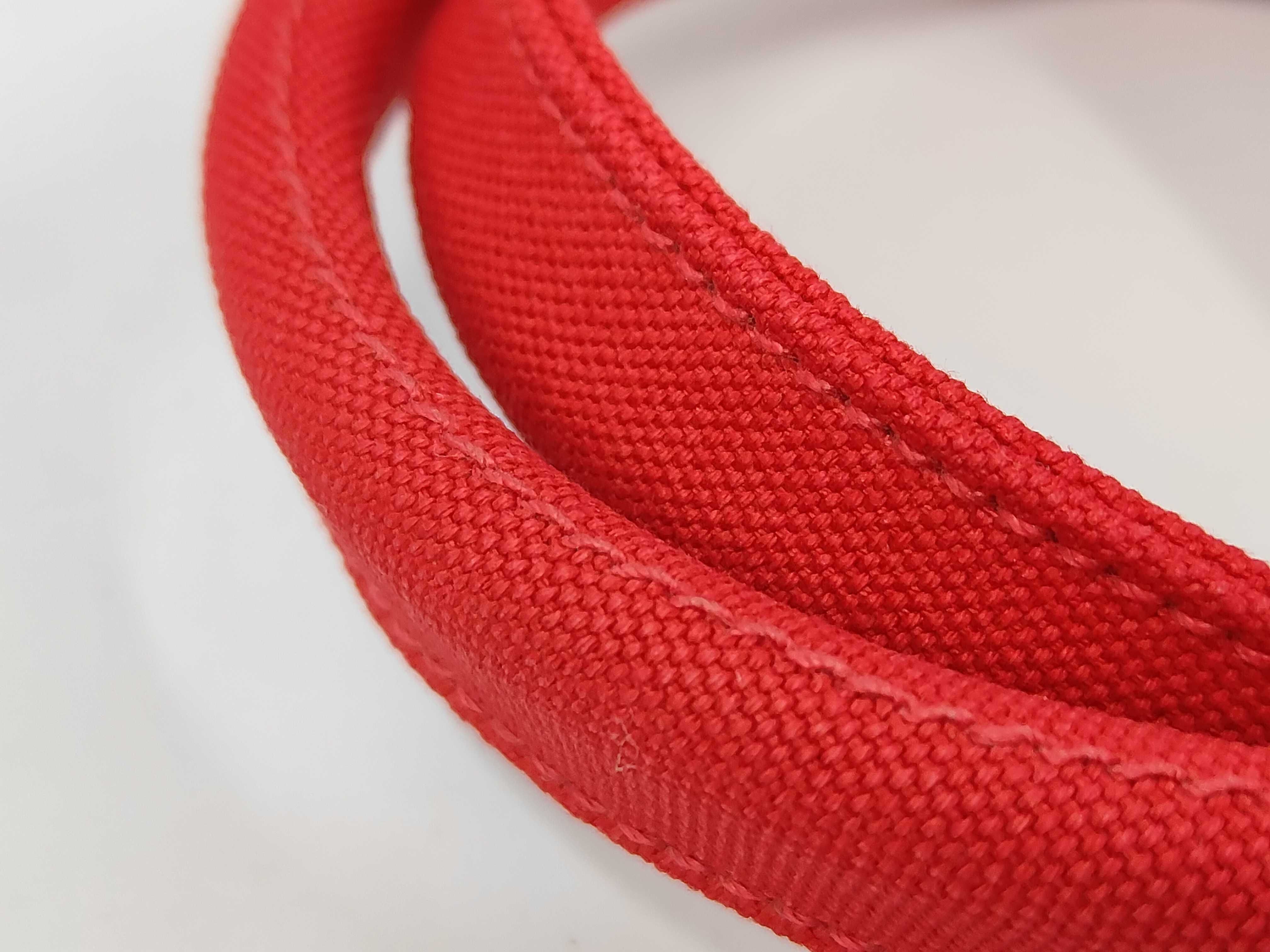 Canapa Red Bucket-Shaped 2-Way Handbag with Stitcher - Tote Bag — view 7