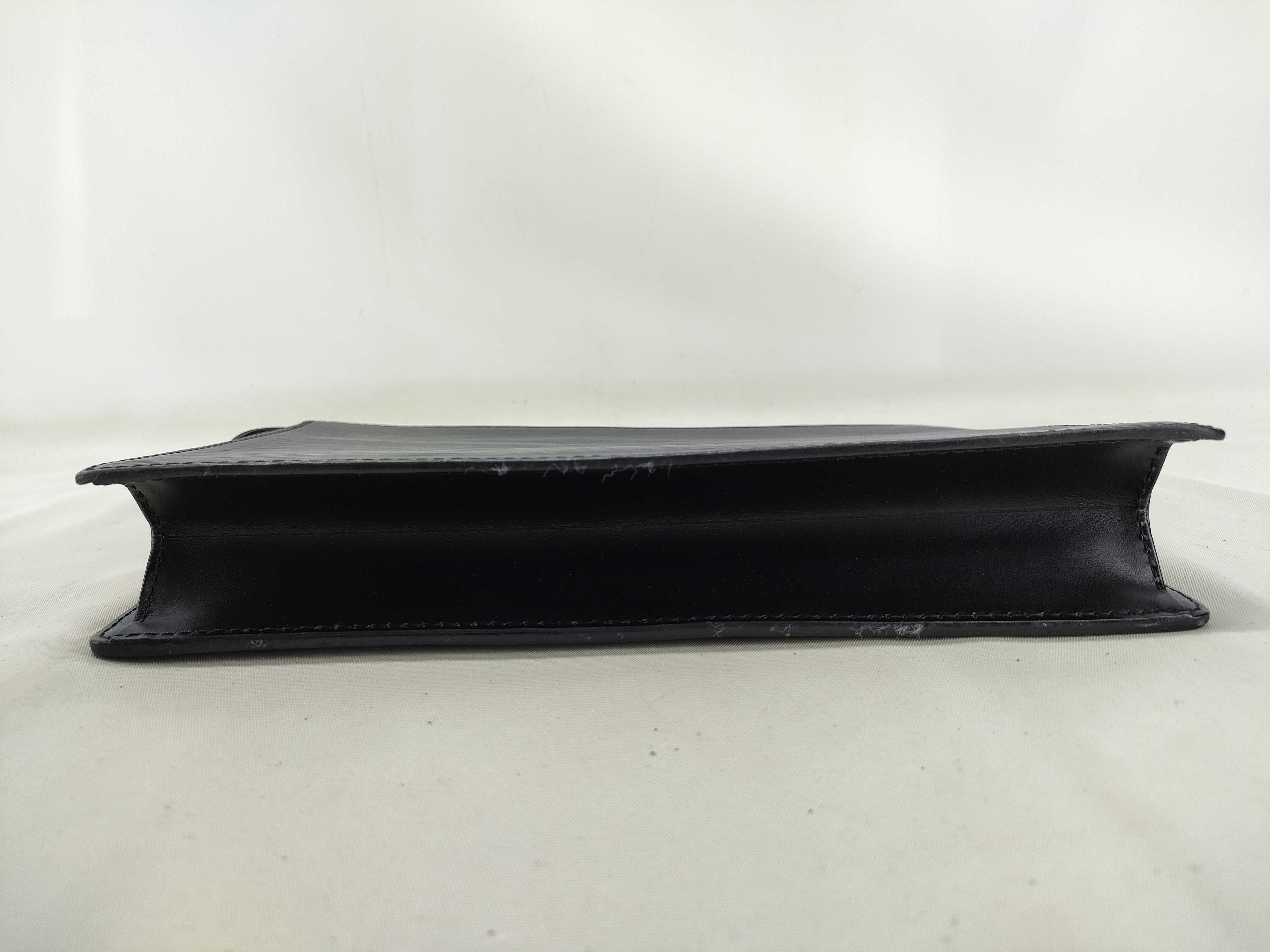 Epi Leather Clutch Bag, Black, Second Bag — view 3
