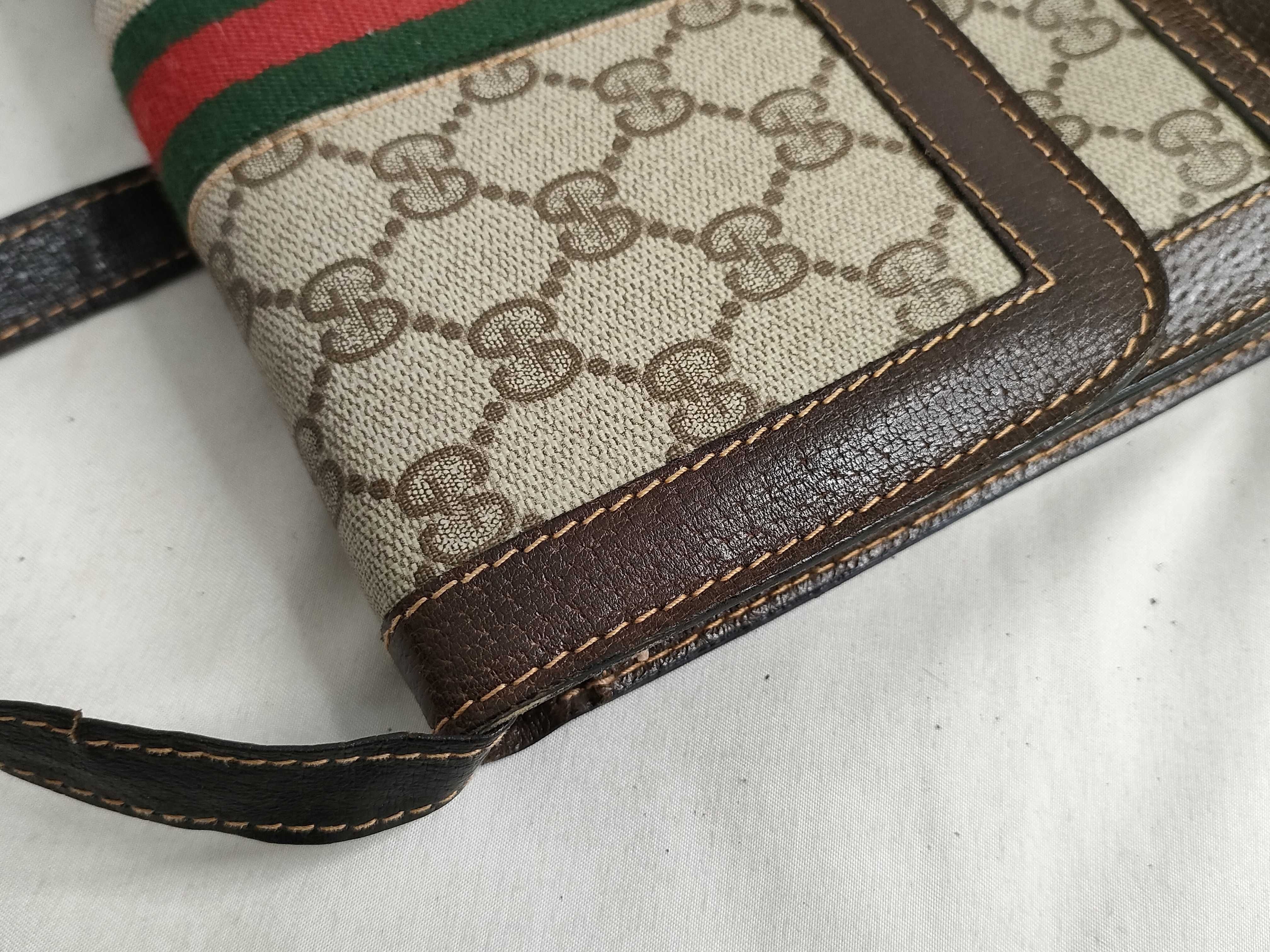 GG Supreme Shoulder Bag, Sherry Brown — view 14