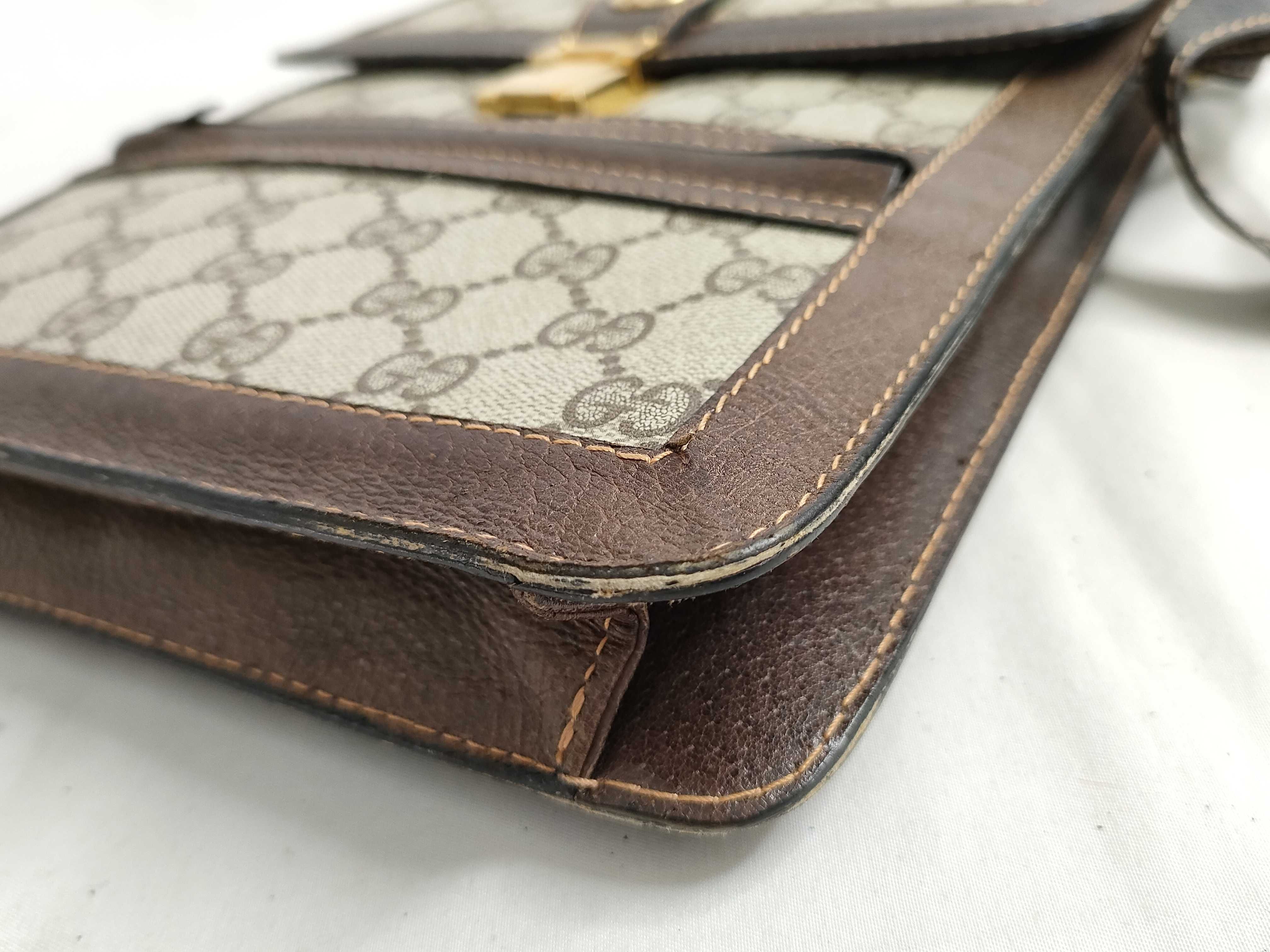 GG Supreme Shoulder Bag, Sherry Brown — view 6