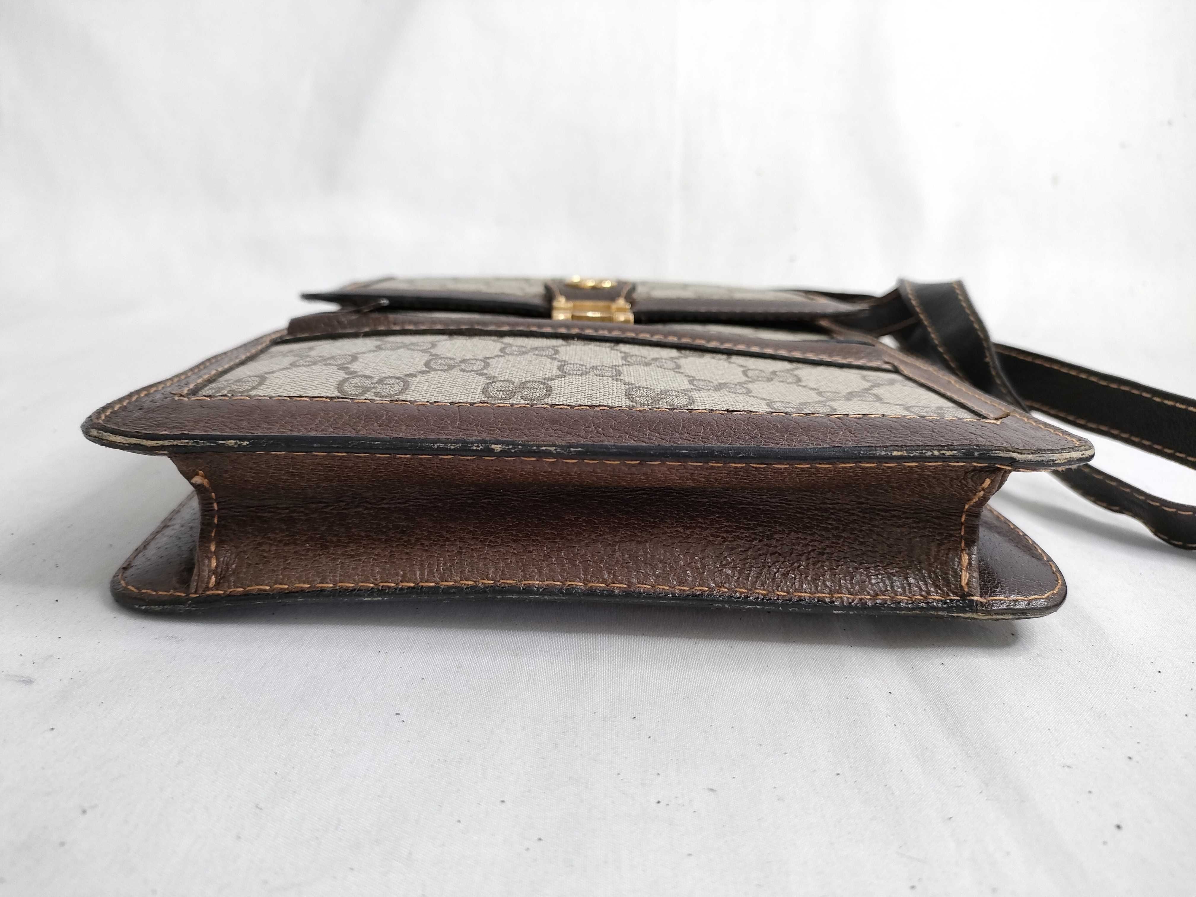 GG Supreme Shoulder Bag, Sherry Brown — view 7