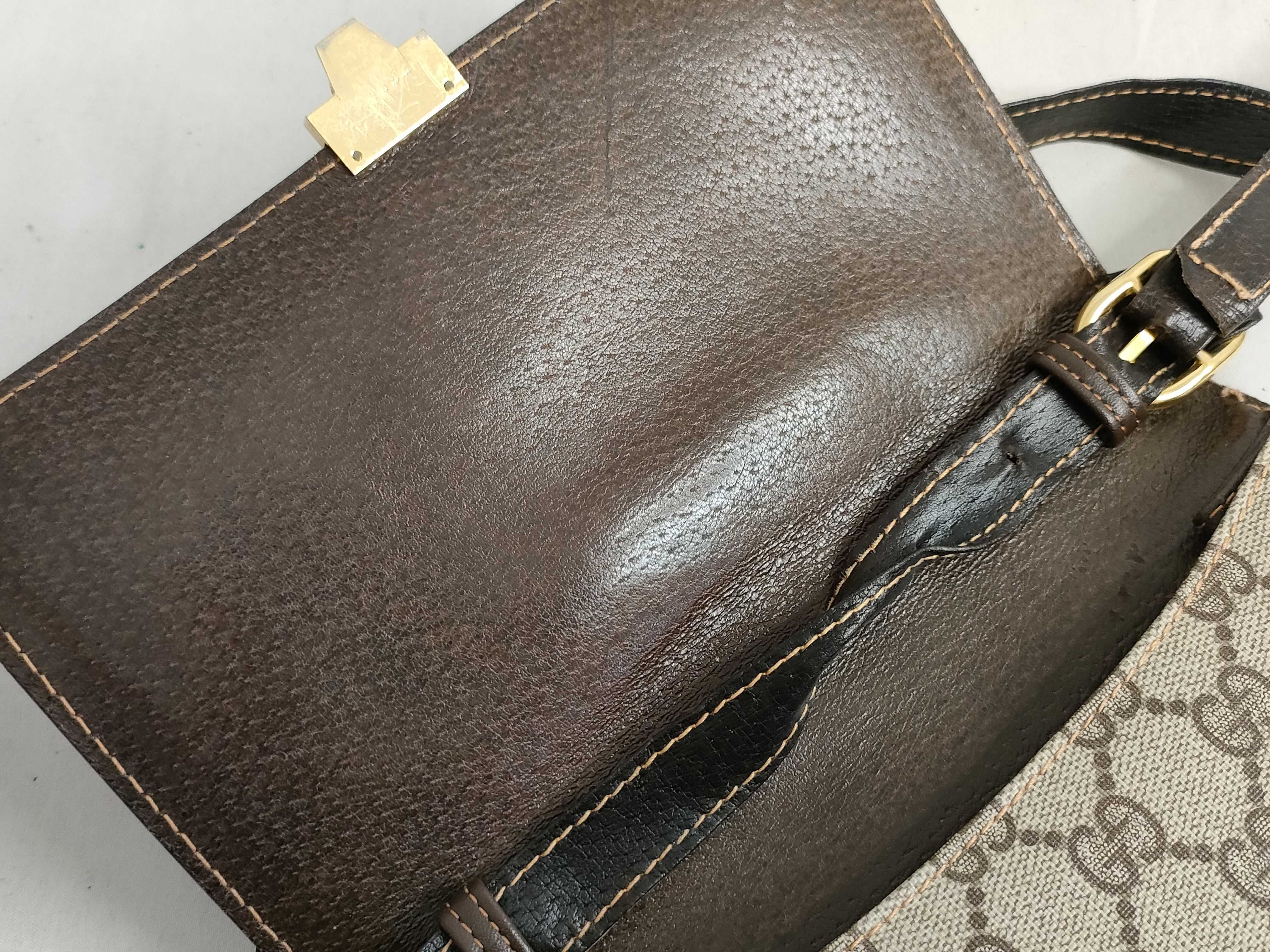 GG Supreme Shoulder Bag, Sherry Brown — view 8