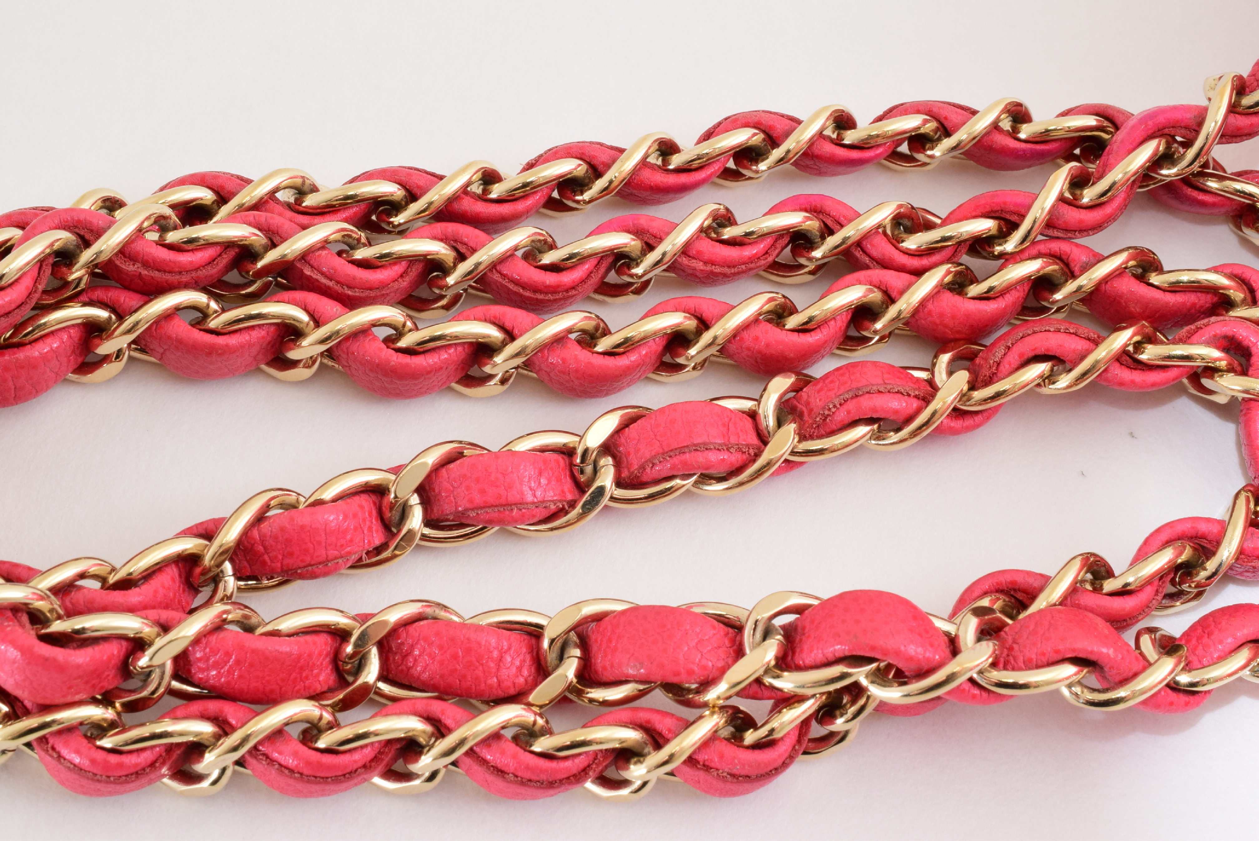 Matelassé Mini Caviar Skin Chain Shoulder Bag — view 8