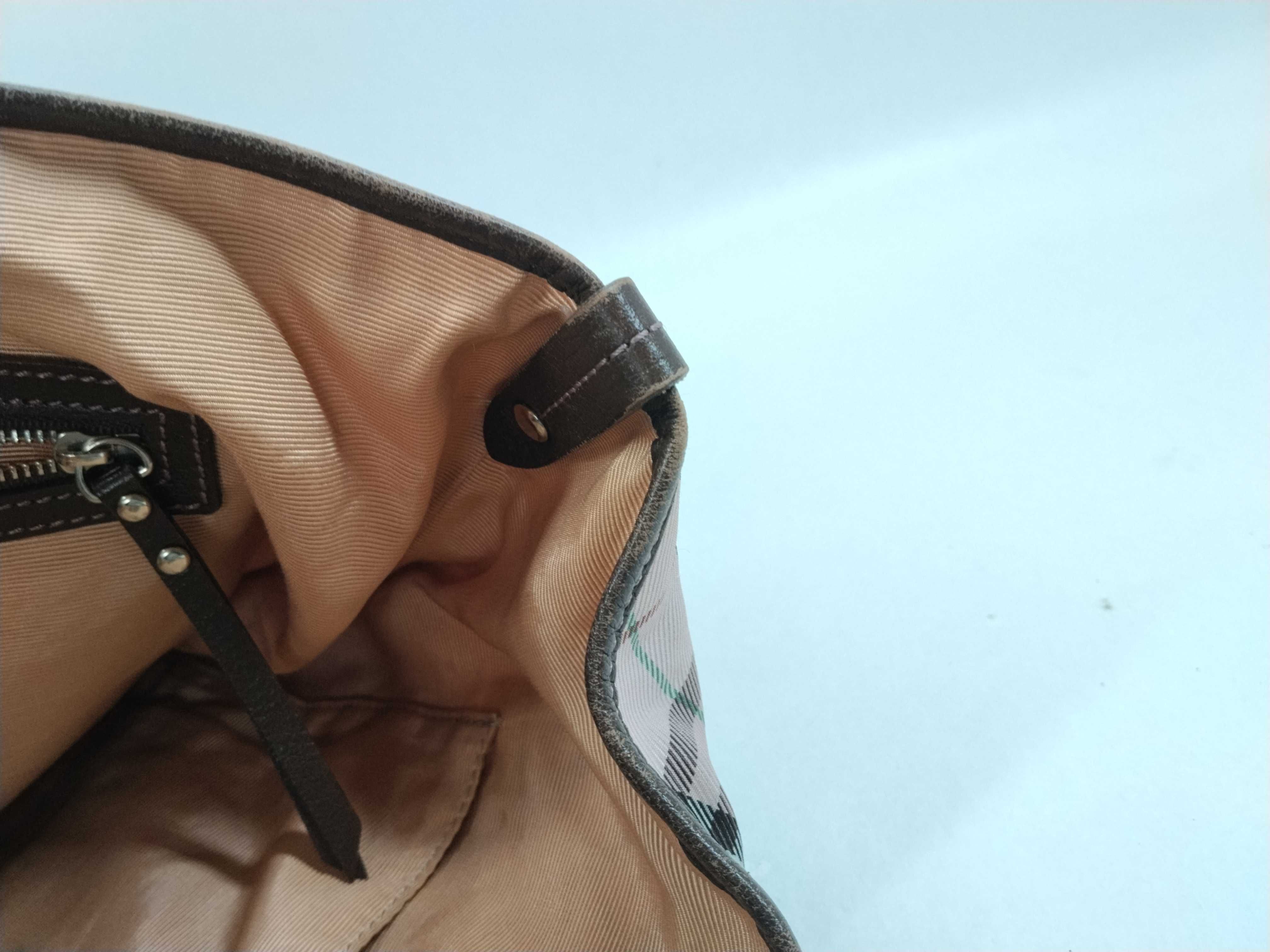 Blue Label Pink Check Tote Bag — view 11