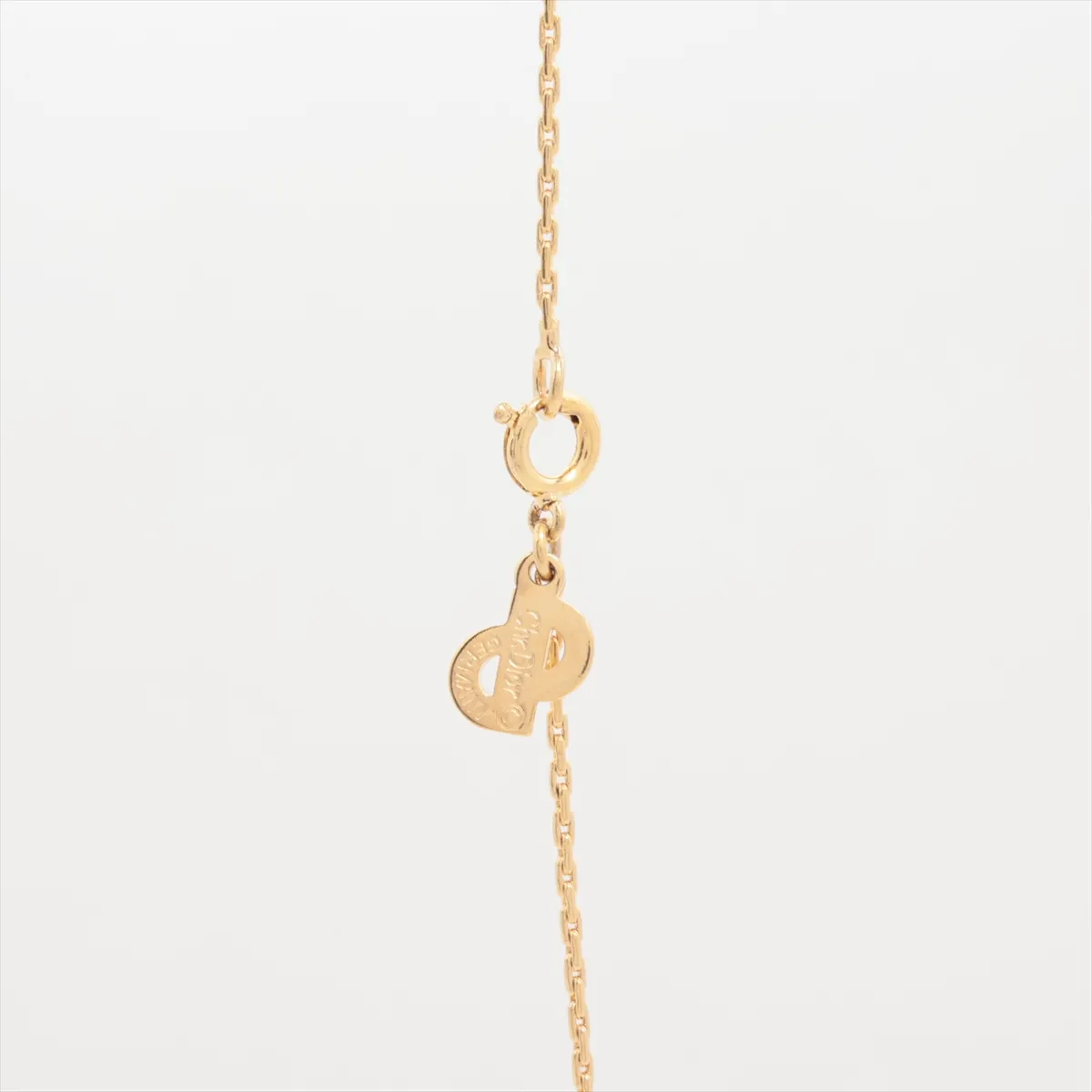logo necklace, GP gold, — view 3