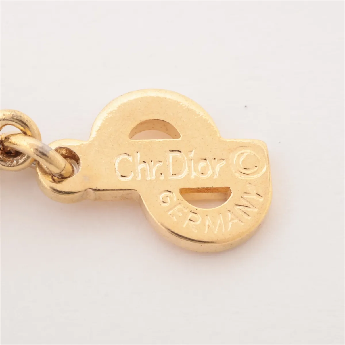 logo necklace, GP gold, — view 4