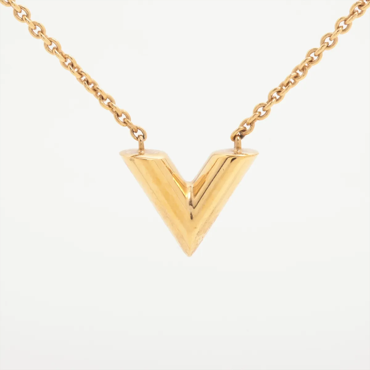 M00857 Essential V LE1255 Necklace, GP Gold. Shows signs of wear including — view 2