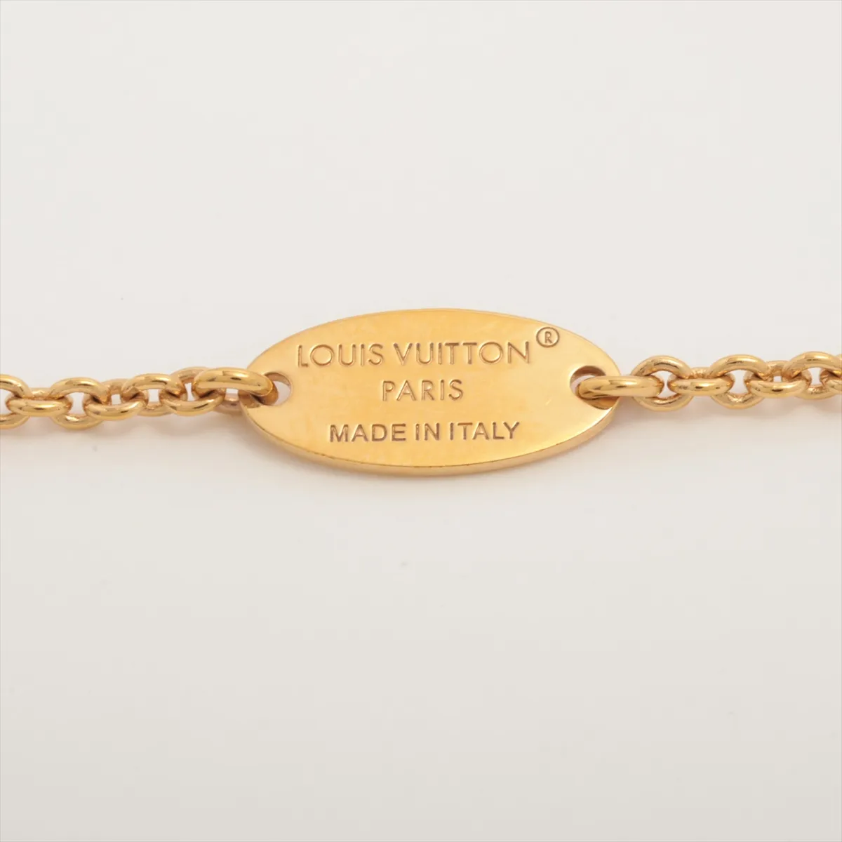 M00857 Essential V LE1255 Necklace, GP Gold. Shows signs of wear including — view 4
