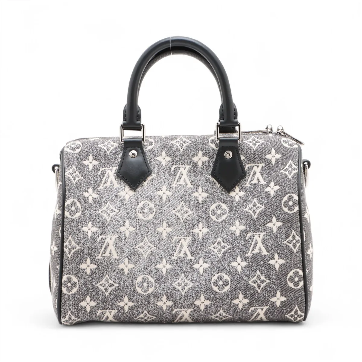 Monogram Jacquard Speedy Bandouliere 25 M21464 Gray RFID Reactive — view 2