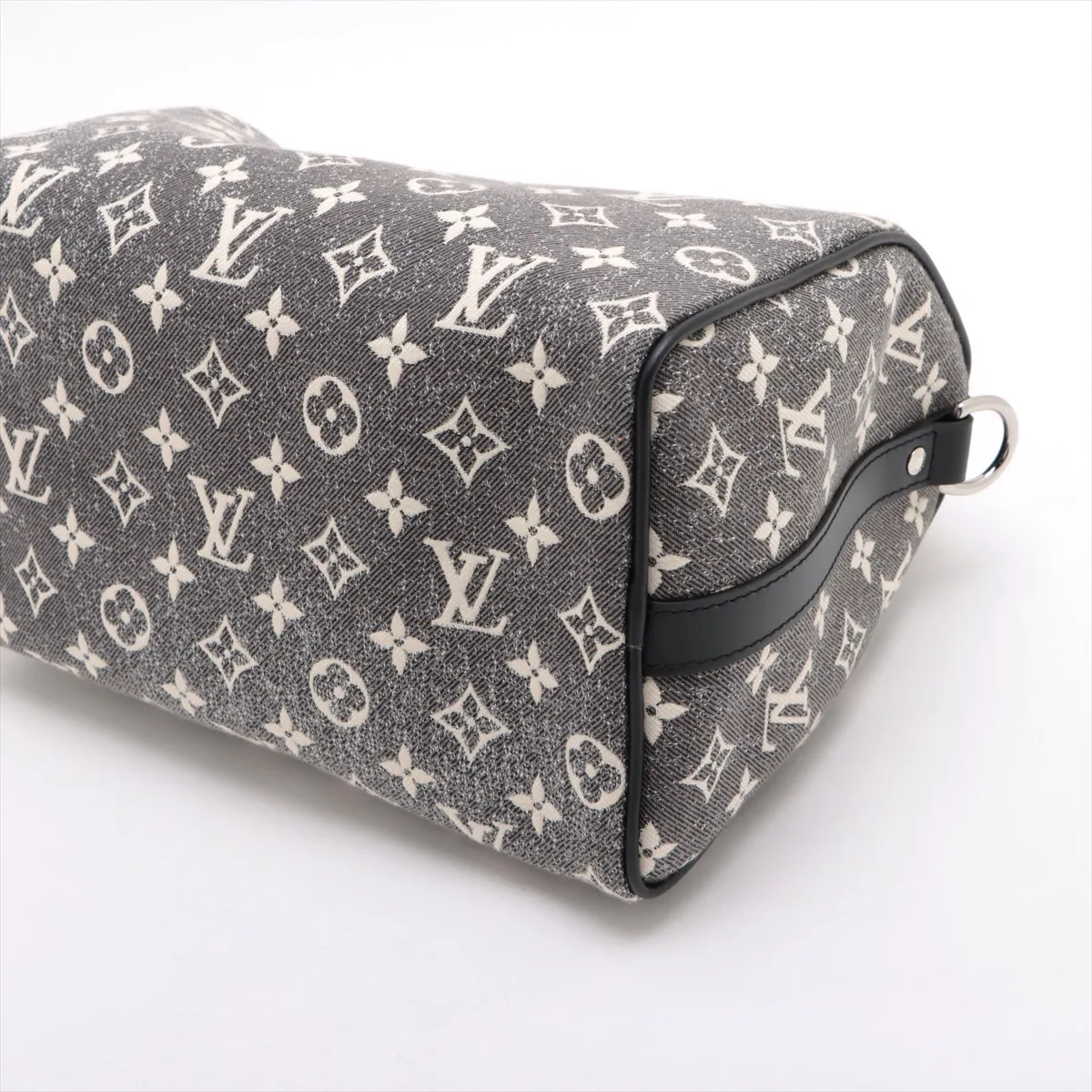 Monogram Jacquard Speedy Bandouliere 25 M21464 Gray RFID Reactive — view 3