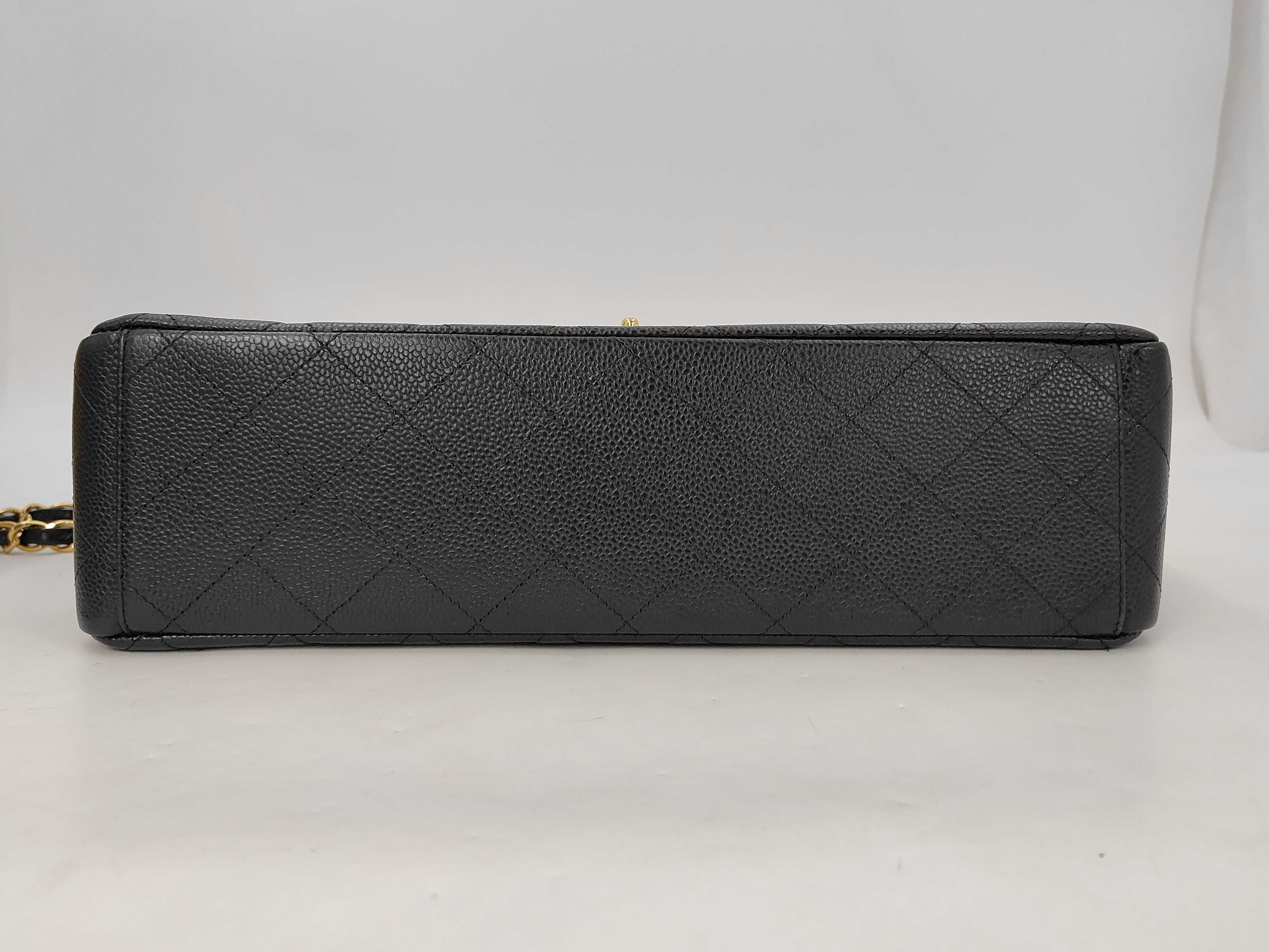 Caviar Leather Large Size Shoulder Bag (with seal and card) — view 8