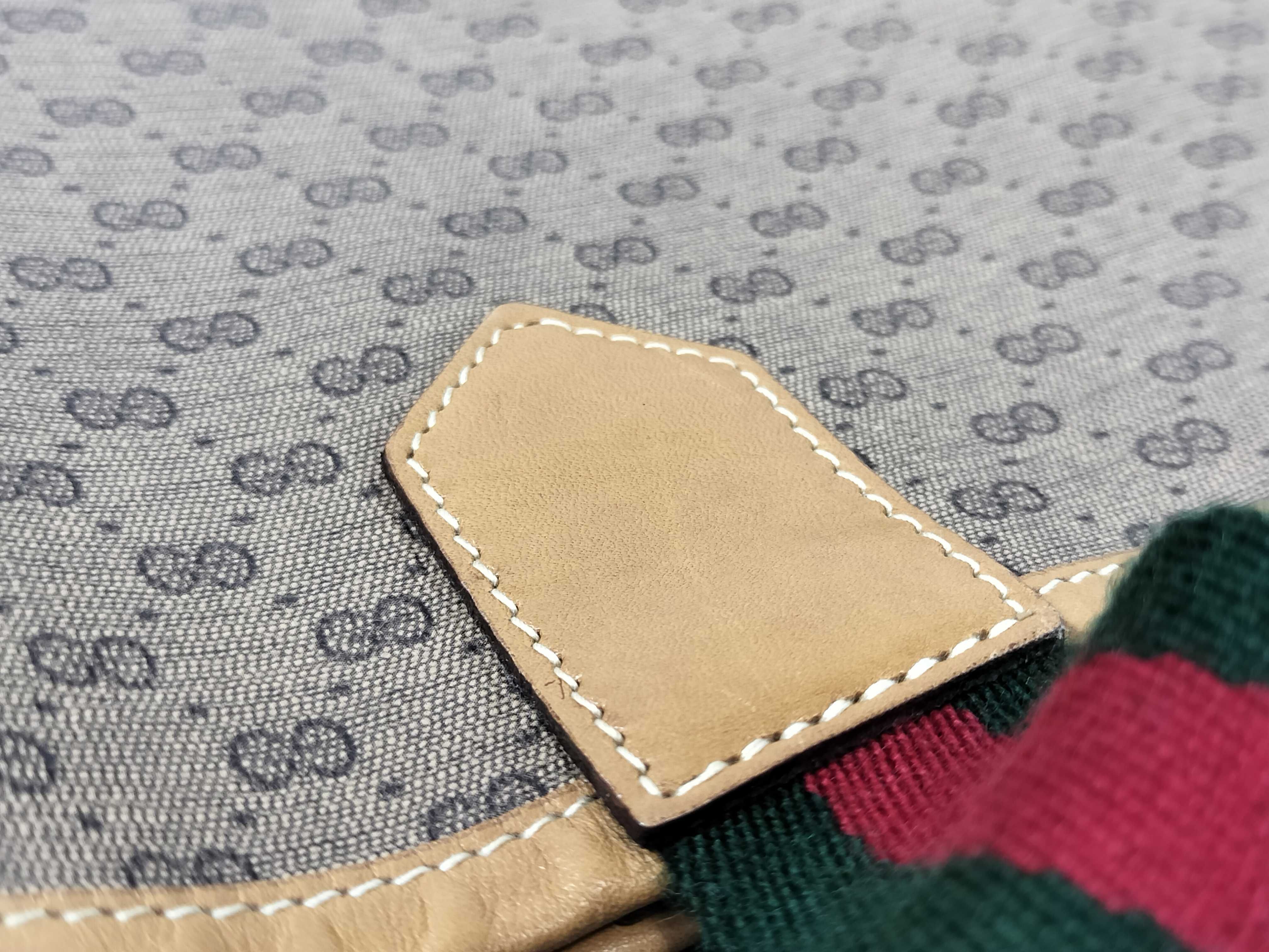 OLD Gucci Micro GG Leather Pocket Tote Bag — view 12