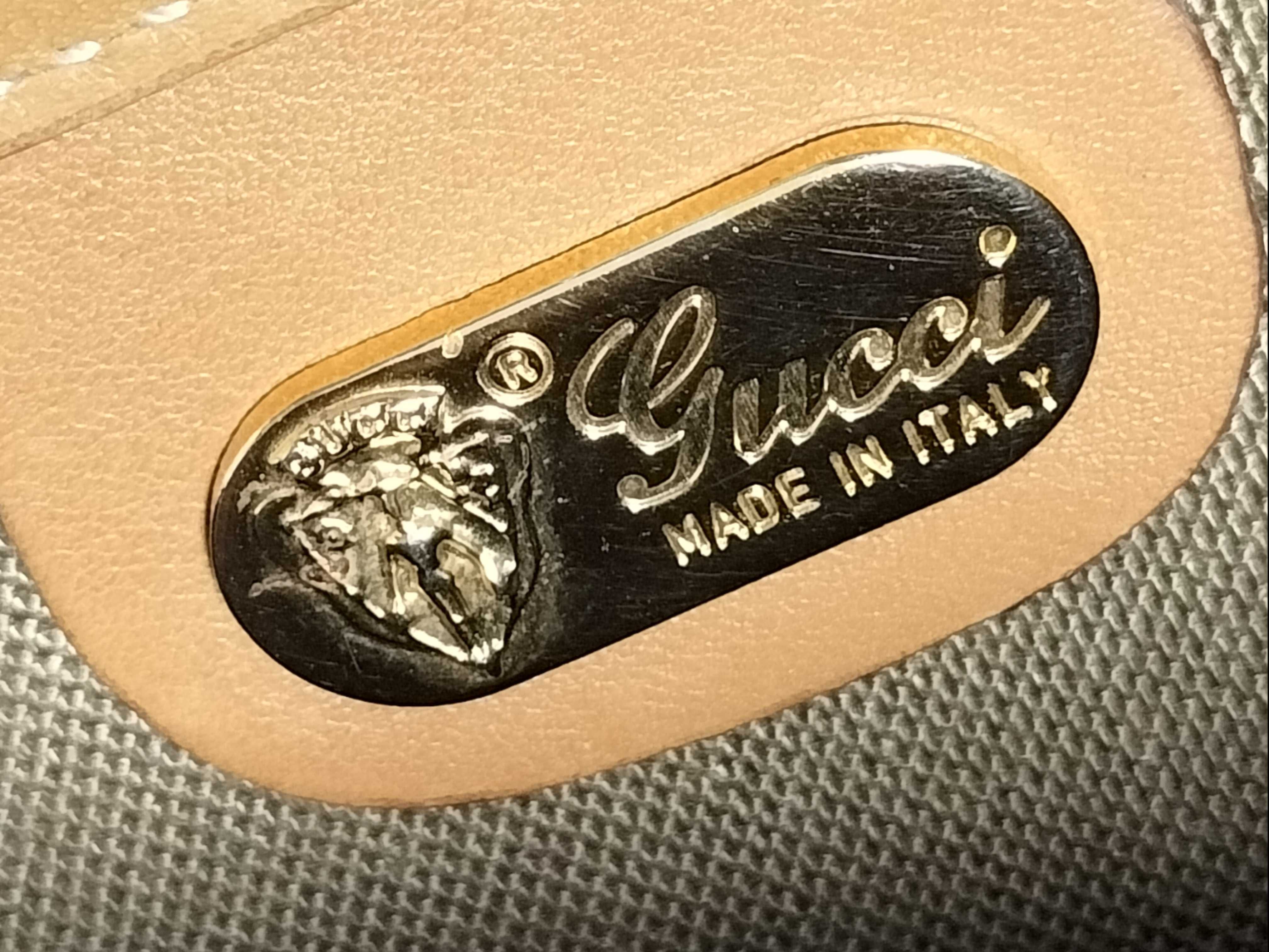OLD Gucci Micro GG Leather Pocket Tote Bag — view 10