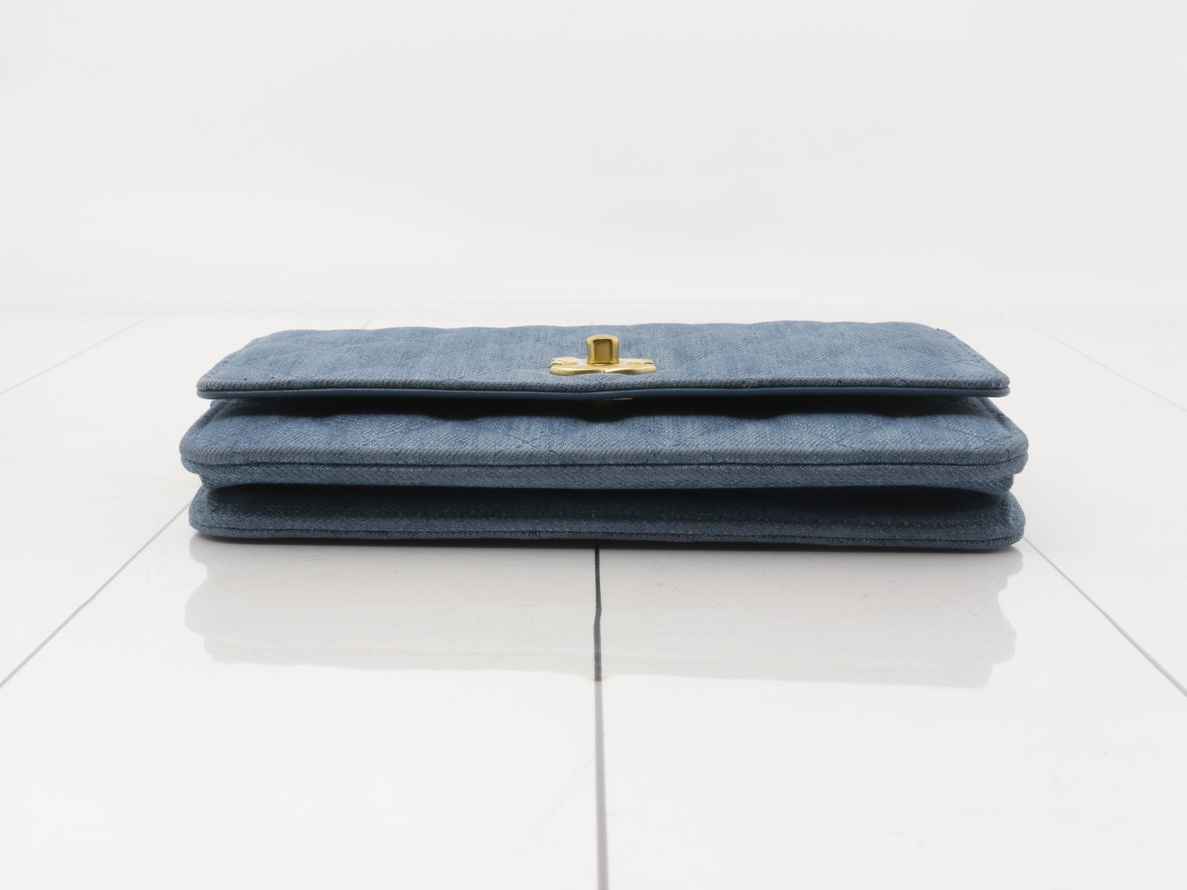 denim chain wallet — view 3