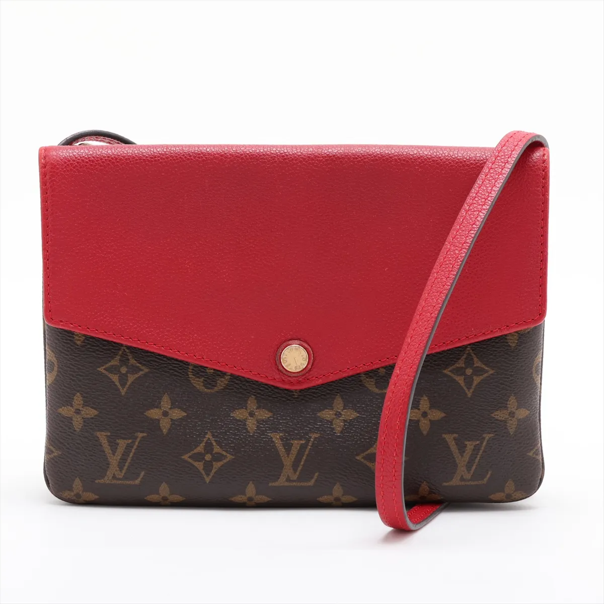 Monogram Twice M50184 FL2135 Brown x Red