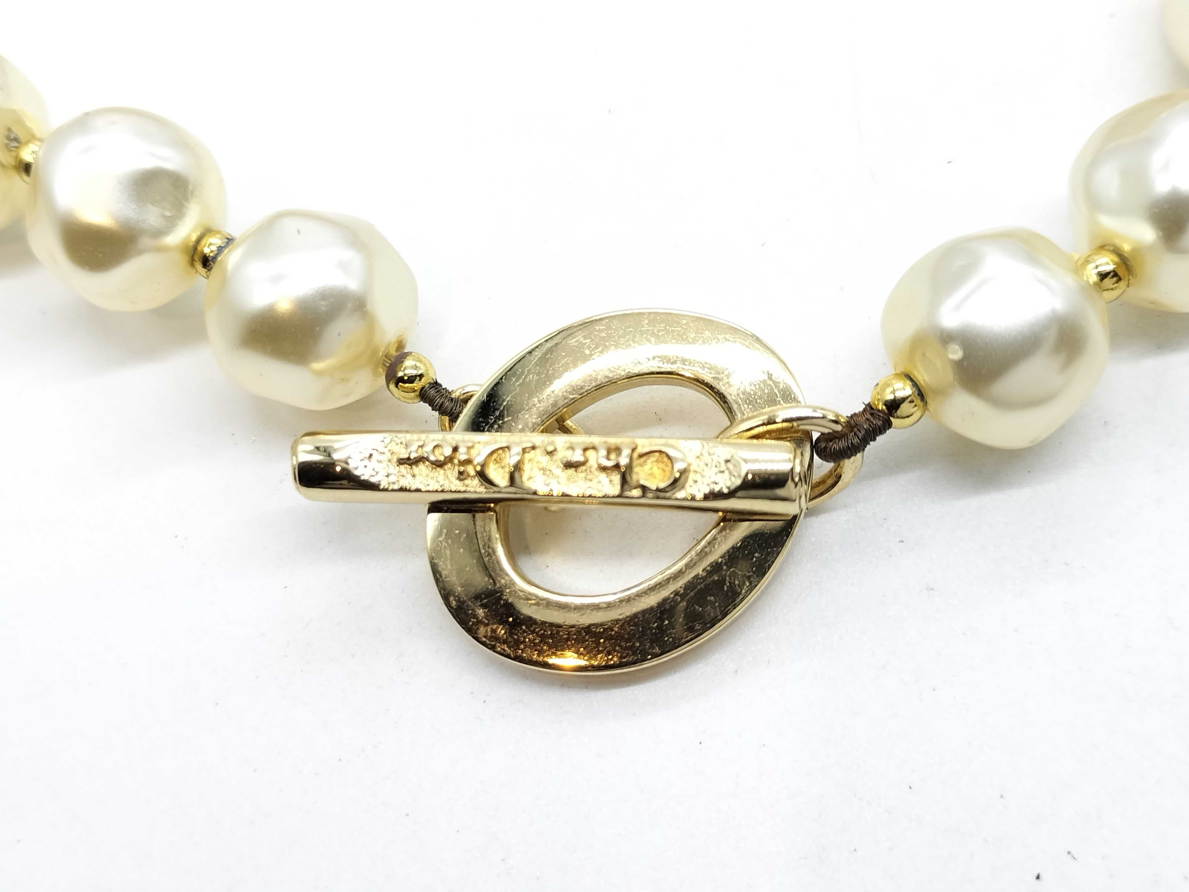 Faux Pearl Necklace — view 4