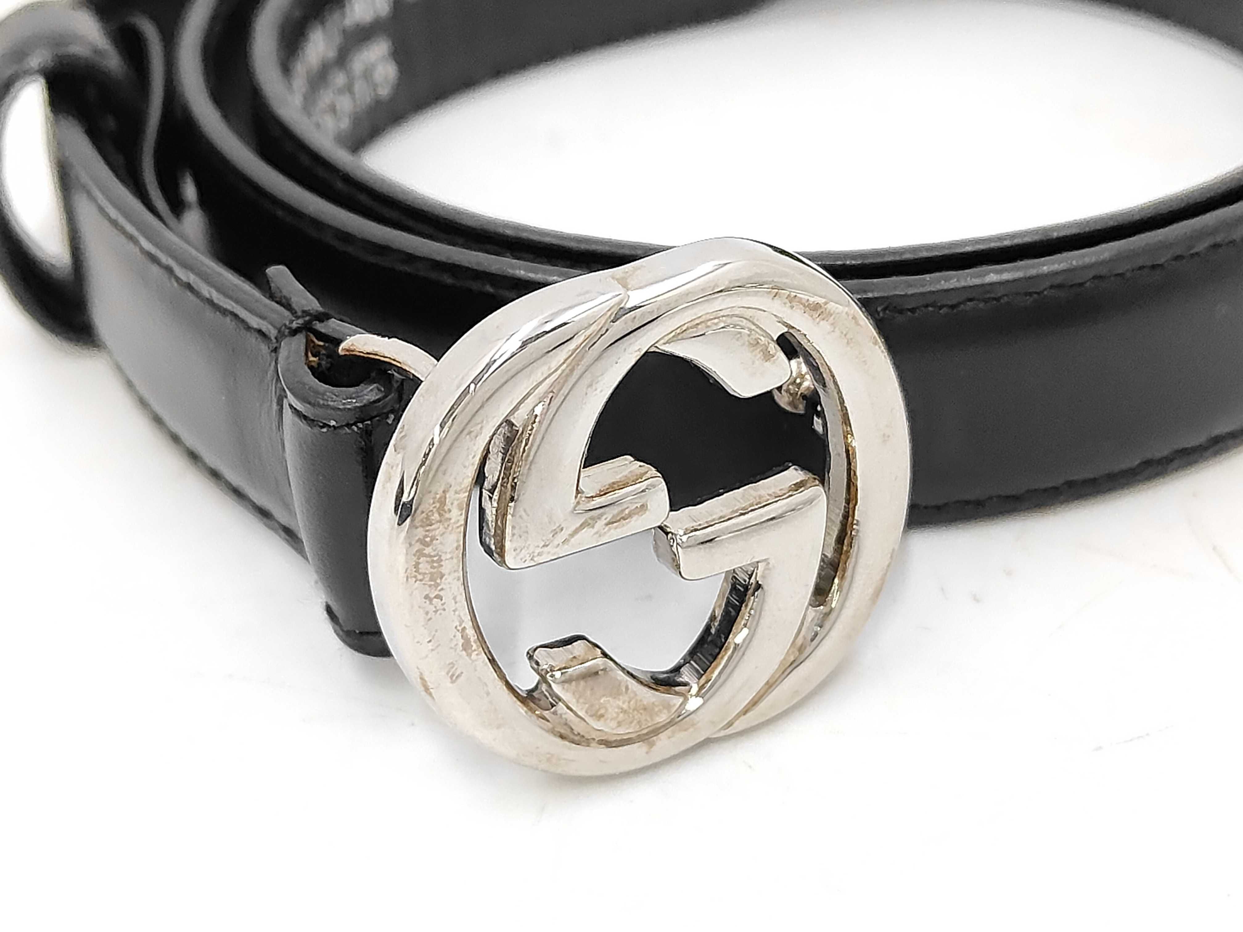 Interlocking Belt Leather Black Belt — view 2