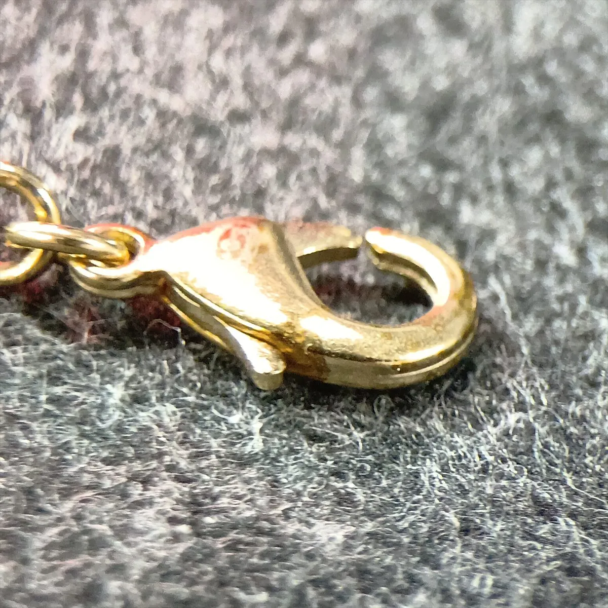 Coco Mark Heart A21B Bracelet, GP x Rhinestone x Faux Pearl, Gold, — view 7