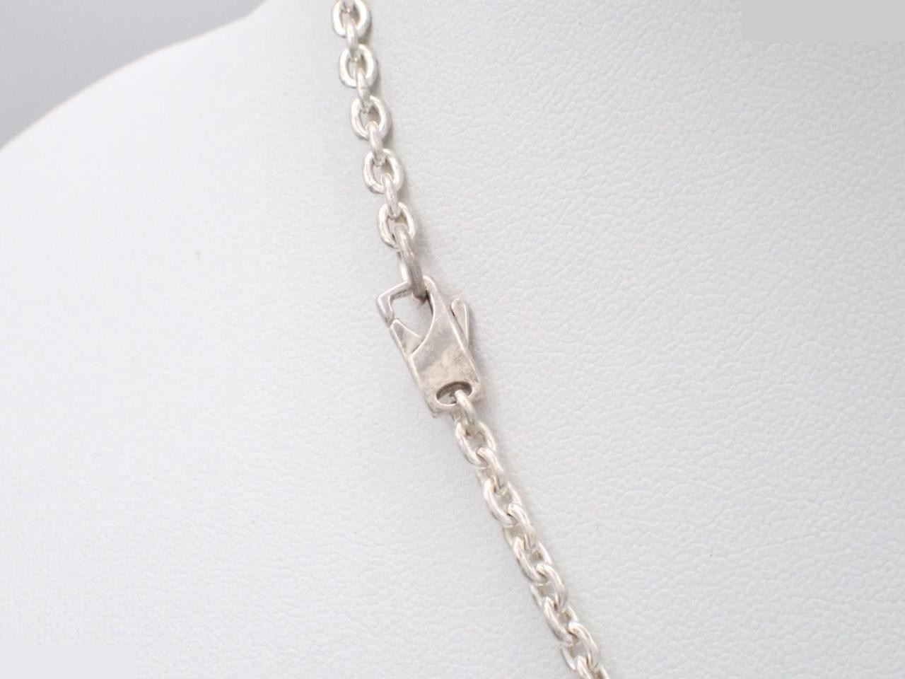 G logo necklace, SV925 / 19.8g, chain approx. 44cm — view 2