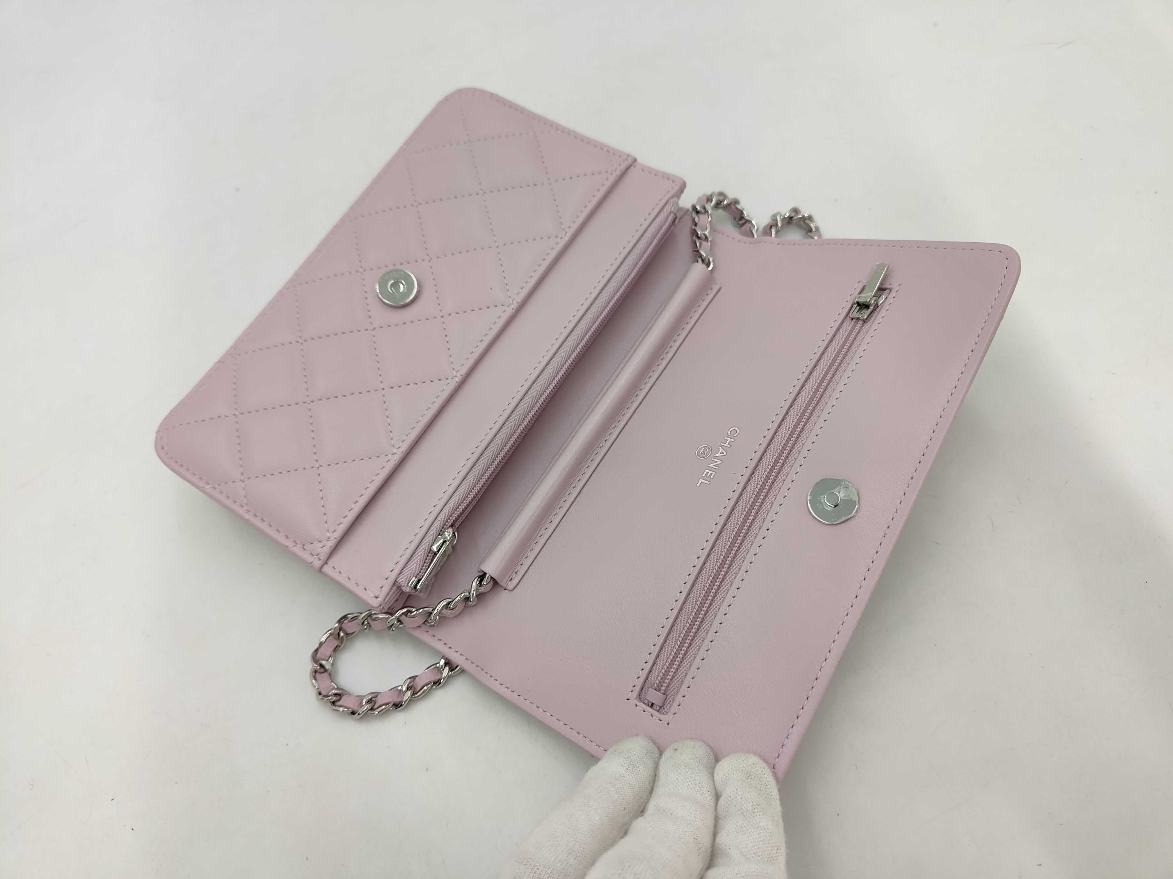 Matelassé Chain Shoulder Bag — view 8