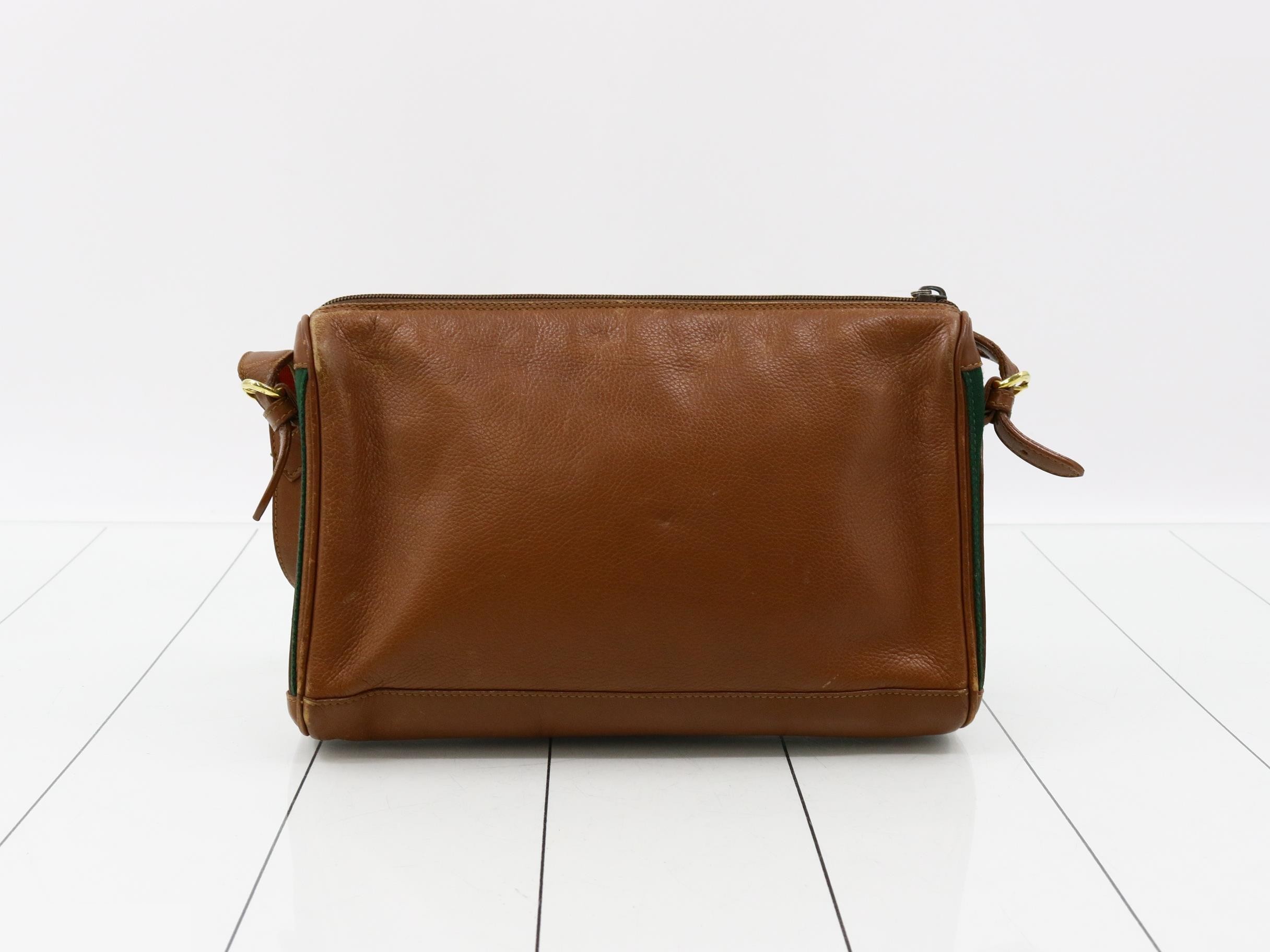 Old Gucci Sherry Line Leather Shoulder Bag — view 2