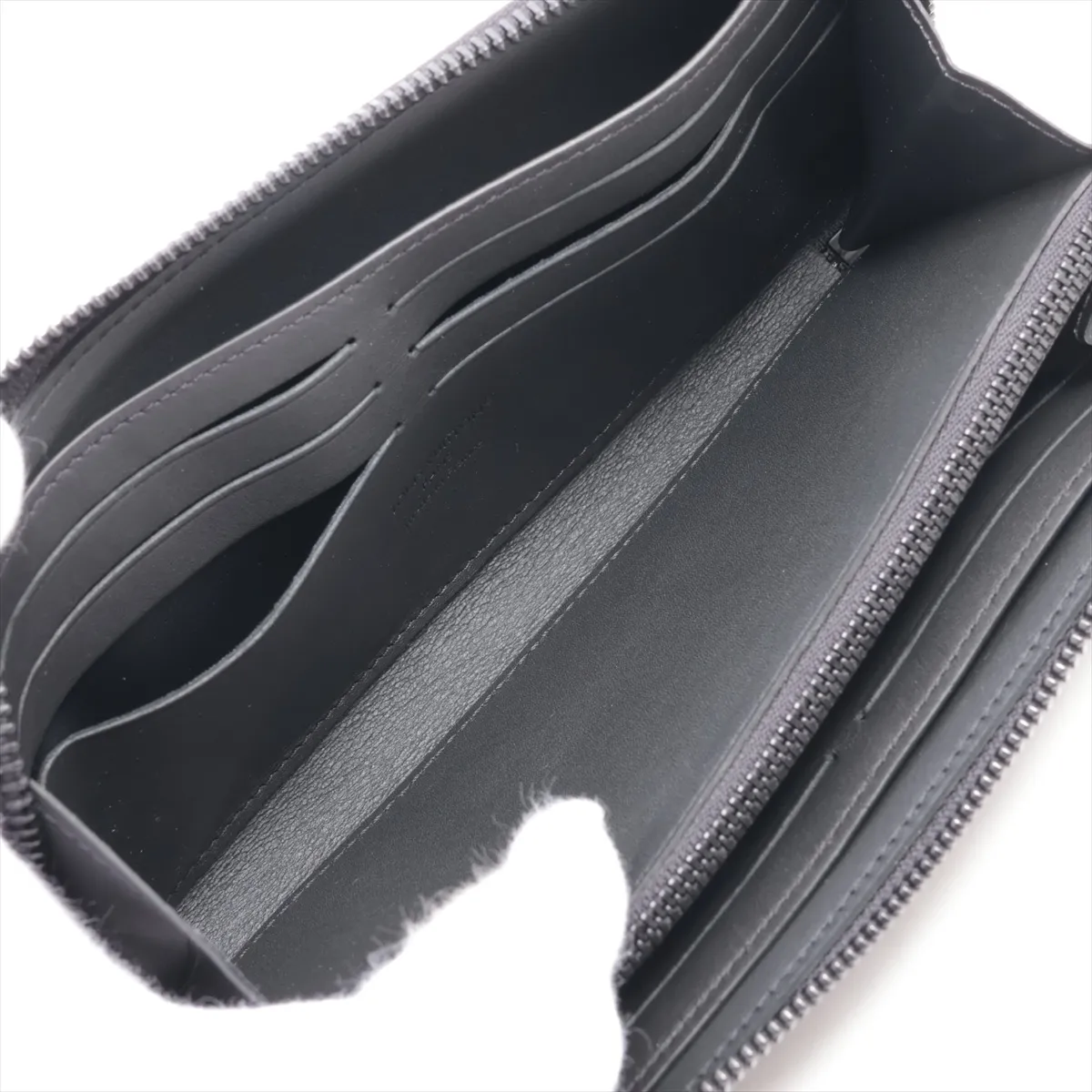 LV Aerogram Zippy Wallet Horizontal M25959 Black Round Zip Wallet (RFID detected) — view 5