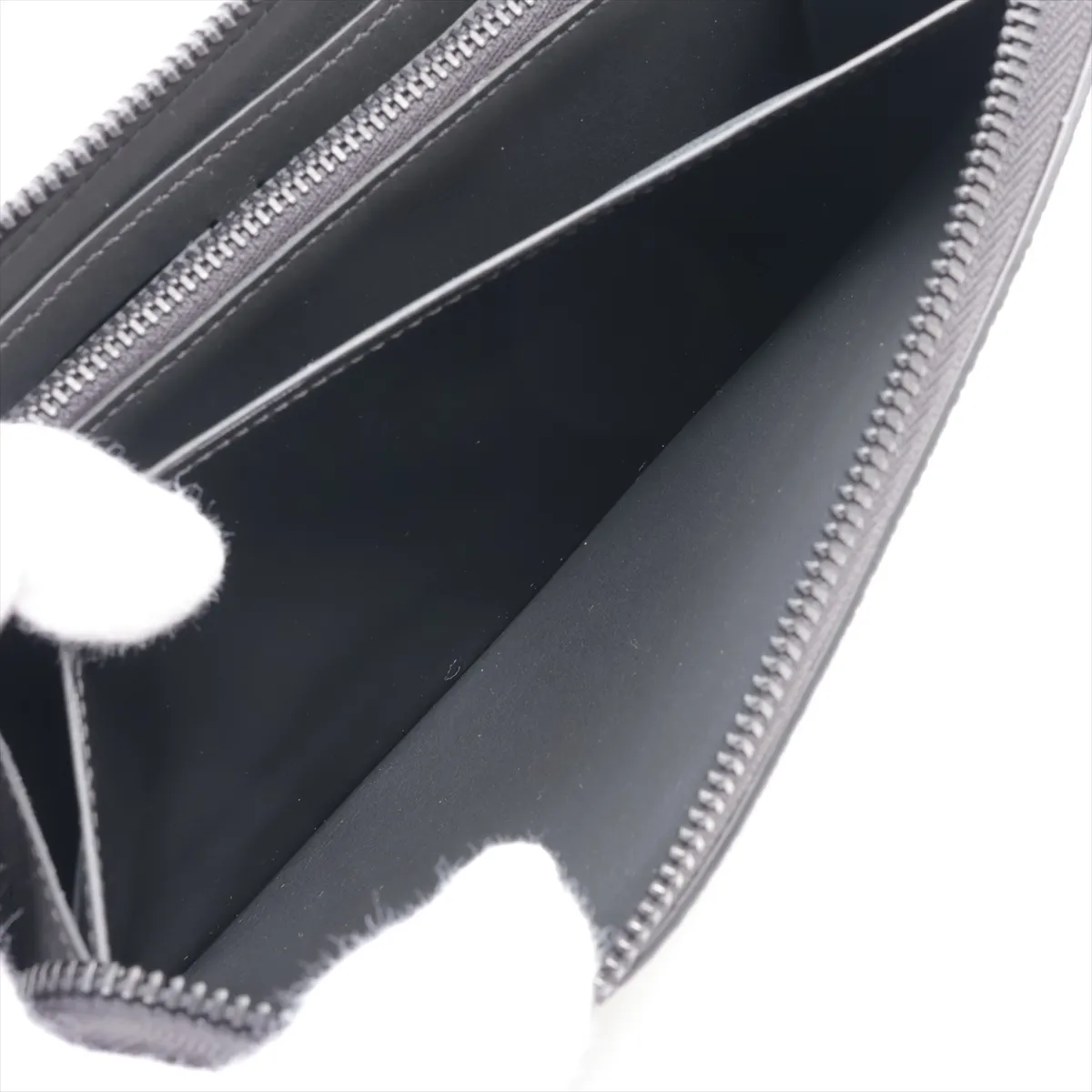 LV Aerogram Zippy Wallet Horizontal M25959 Black Round Zip Wallet (RFID detected) — view 7