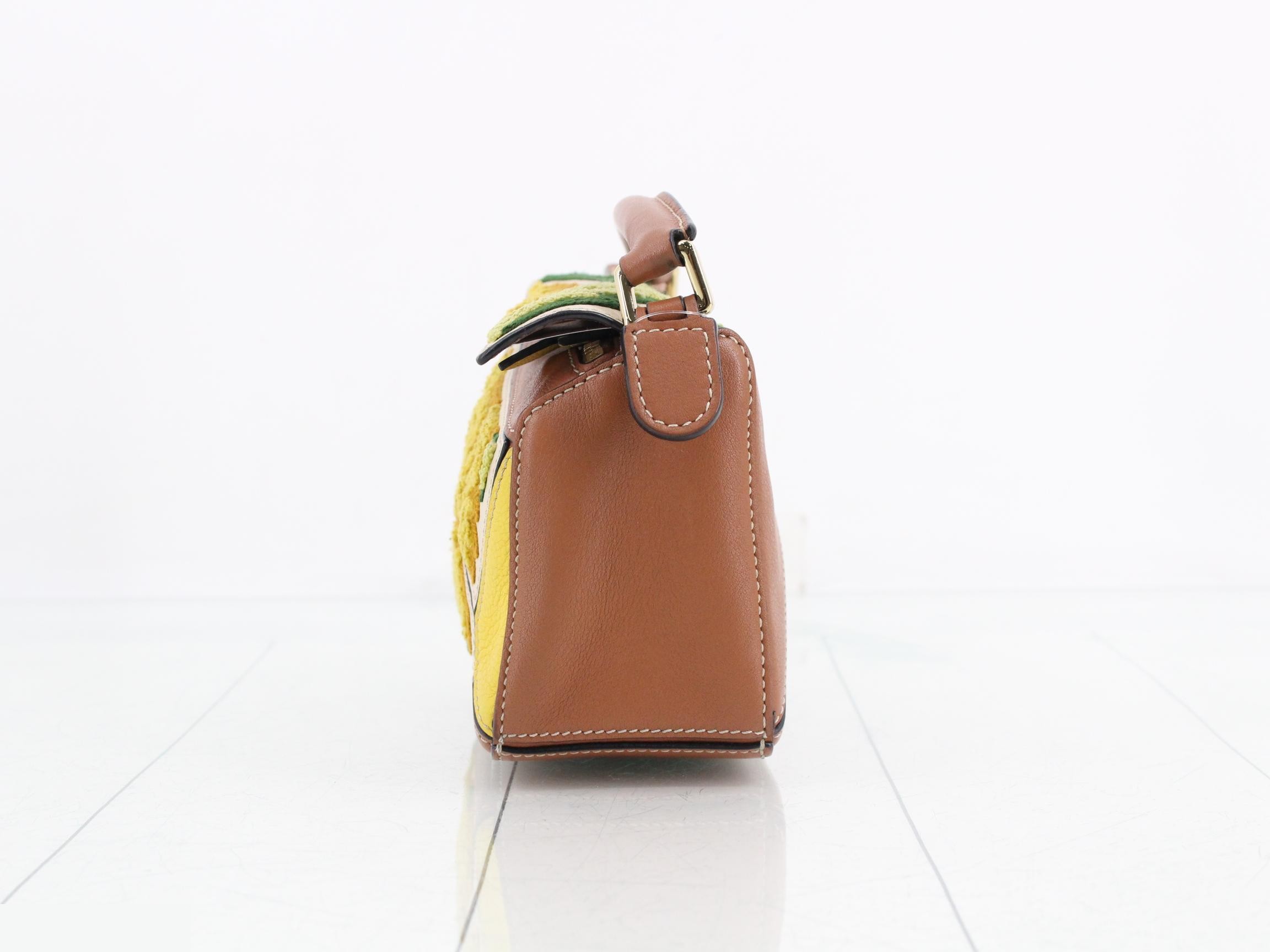 Puzzle Leather Applique 2-Way Handbag — view 3