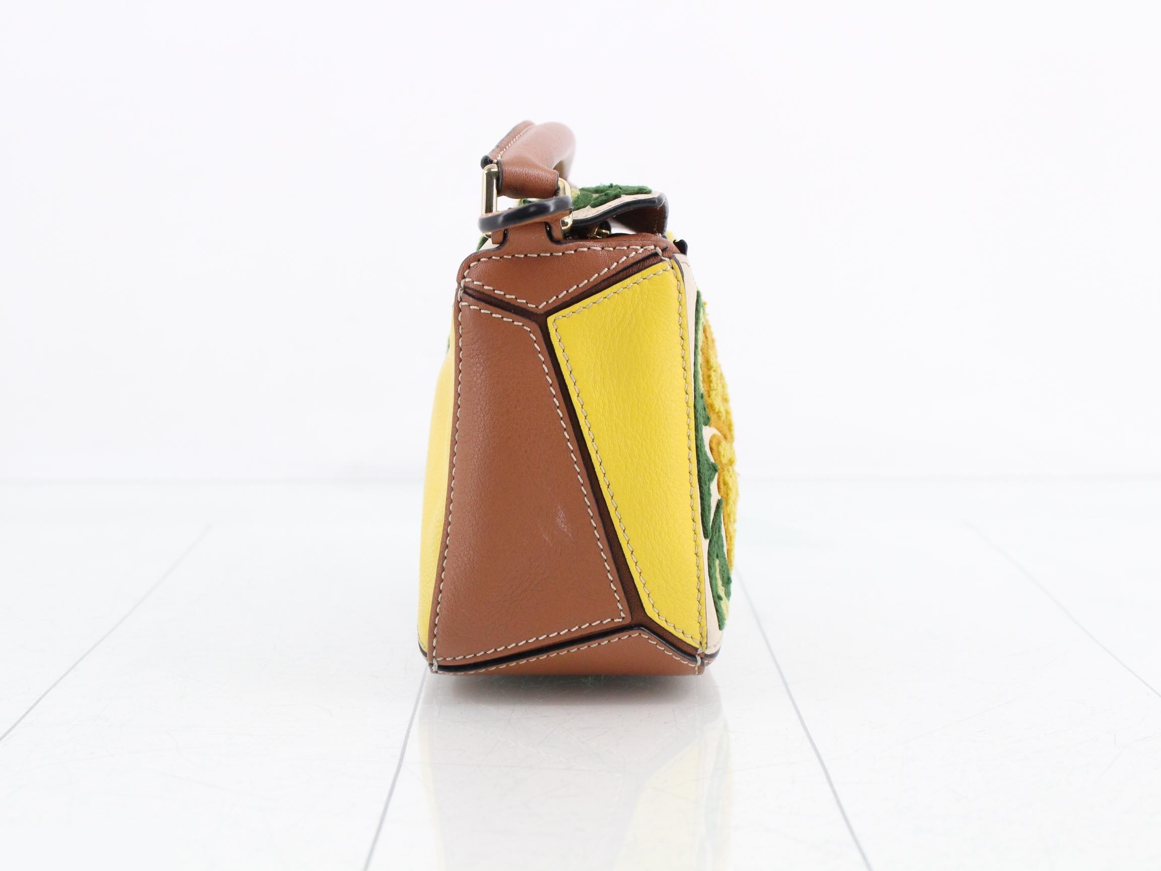 Puzzle Leather Applique 2-Way Handbag — view 4