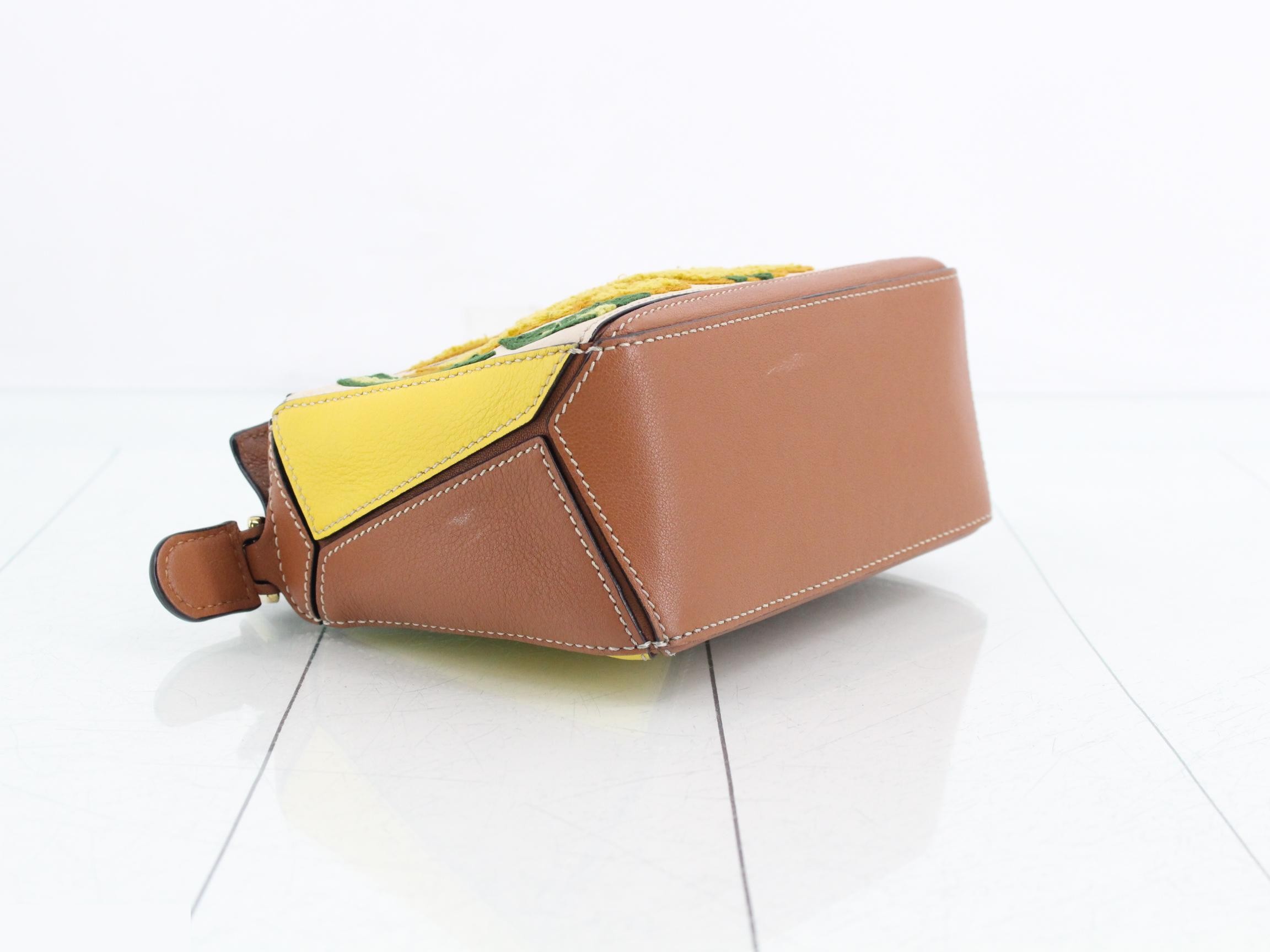 Puzzle Leather Applique 2-Way Handbag — view 5