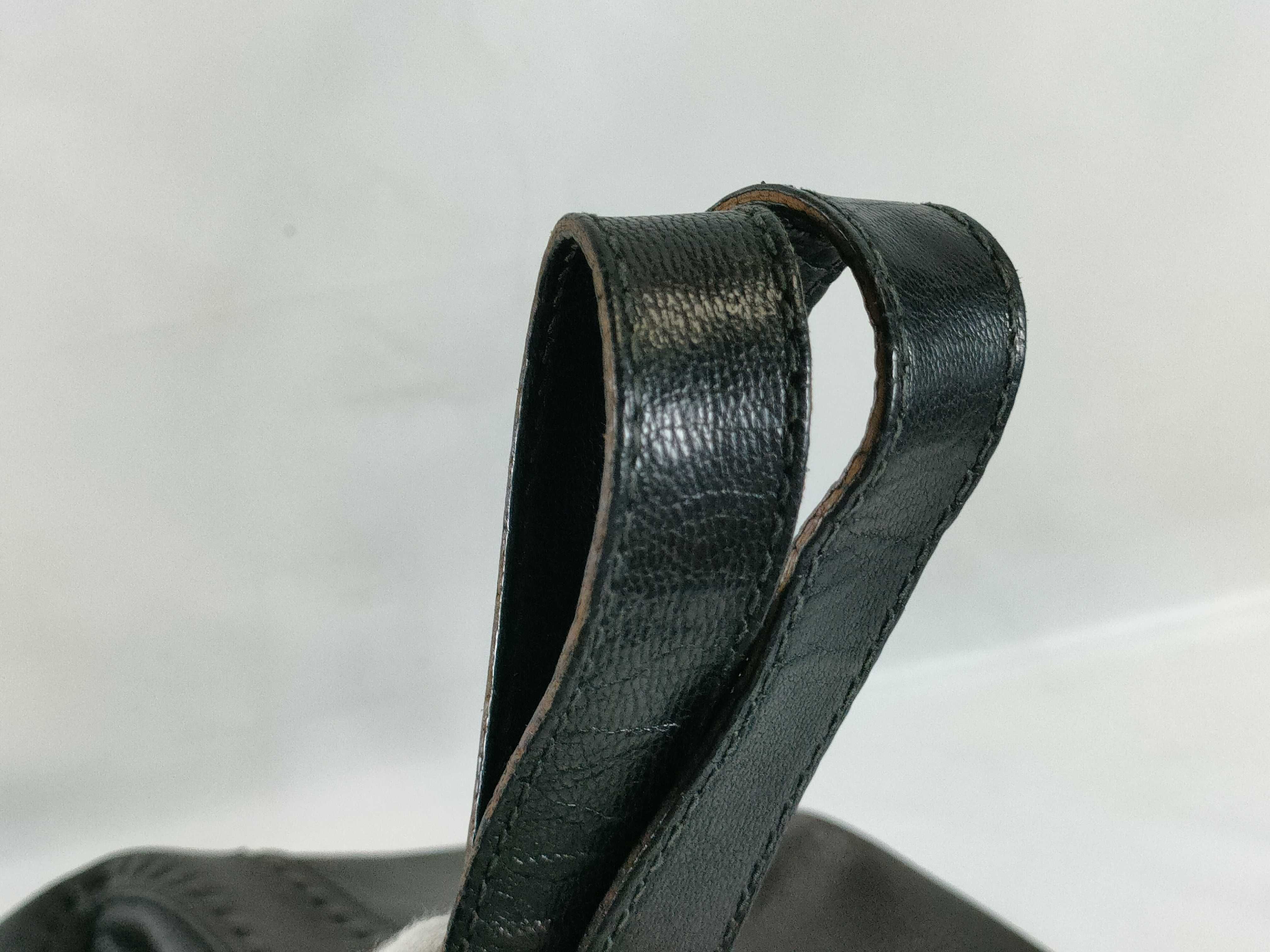 handbag, leather, black tote bag — view 4