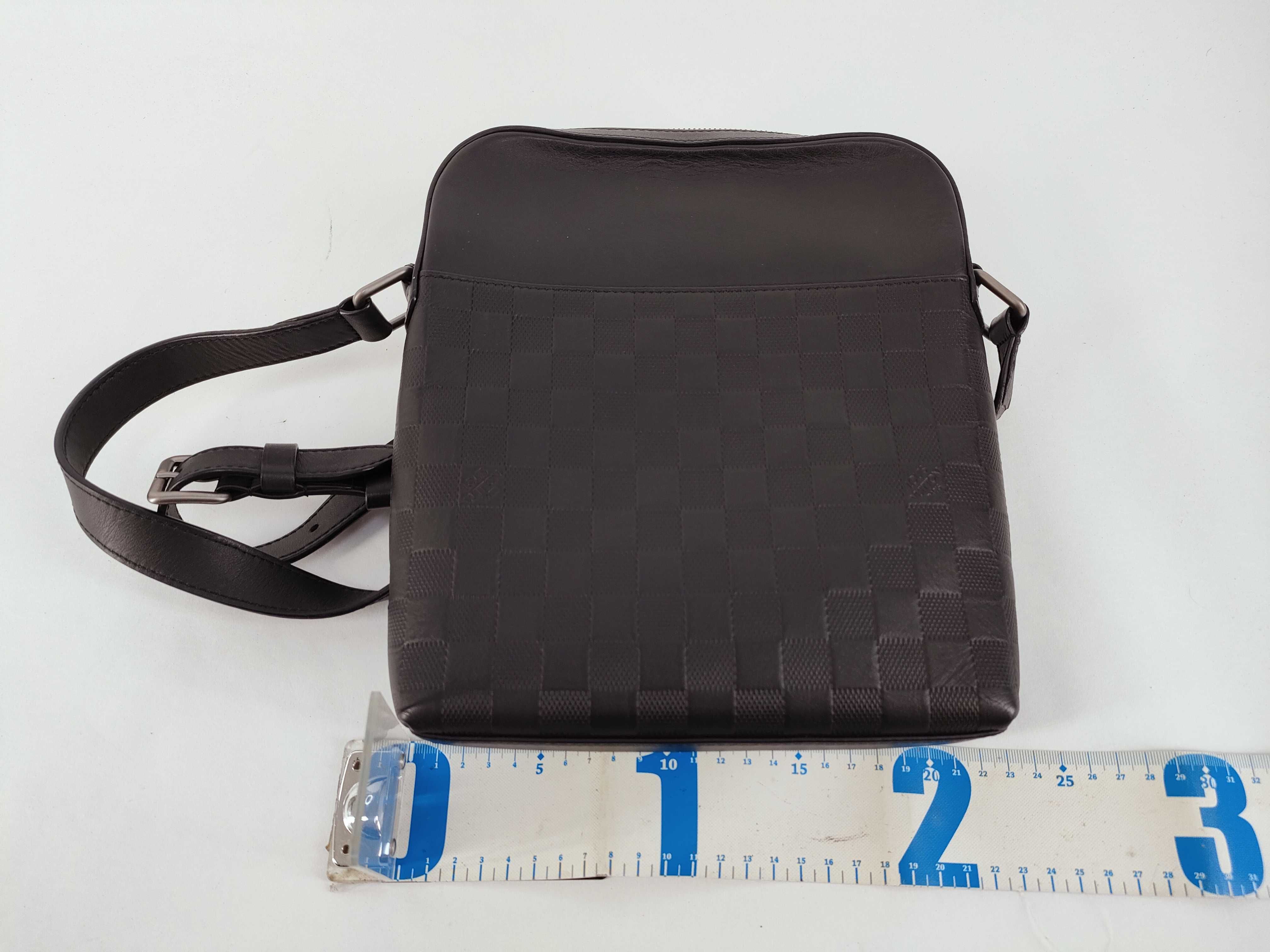 Damier Graphite Pochette District Damier Infini Shoulder Bag — view 2
