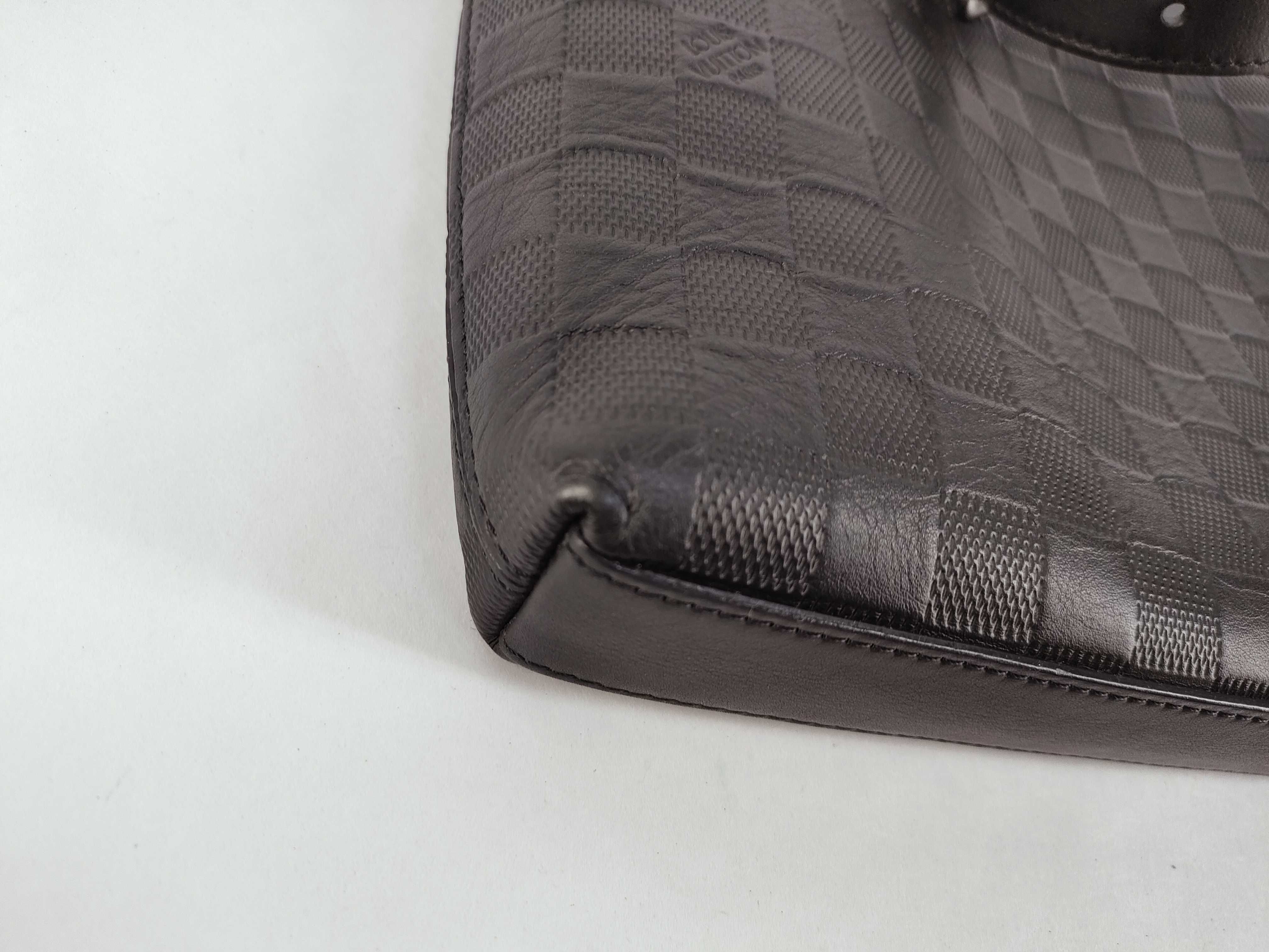 Damier Graphite Pochette District Damier Infini Shoulder Bag — view 6