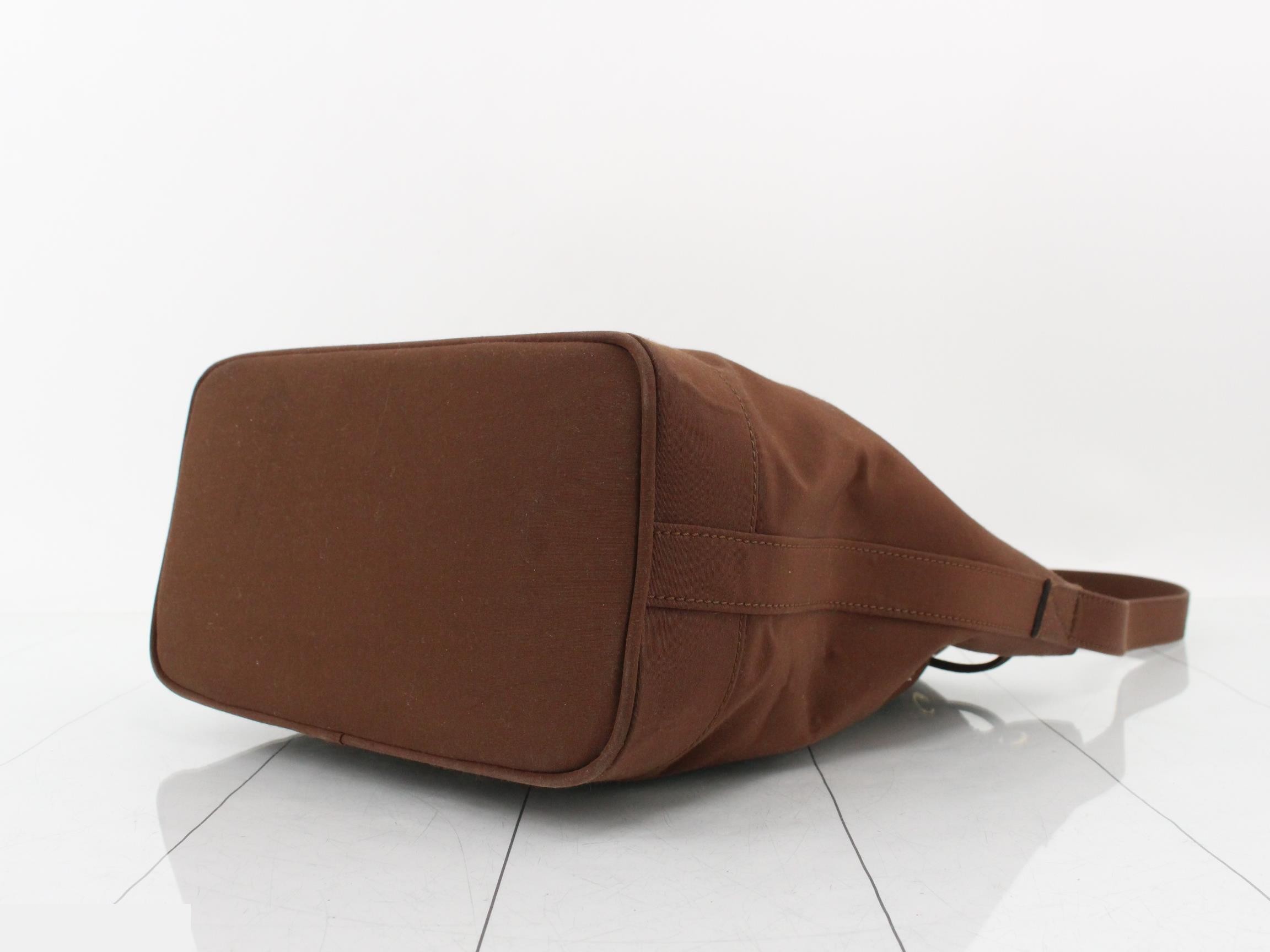 Drawstring bag, brown, W25 H27 D14 — view 6