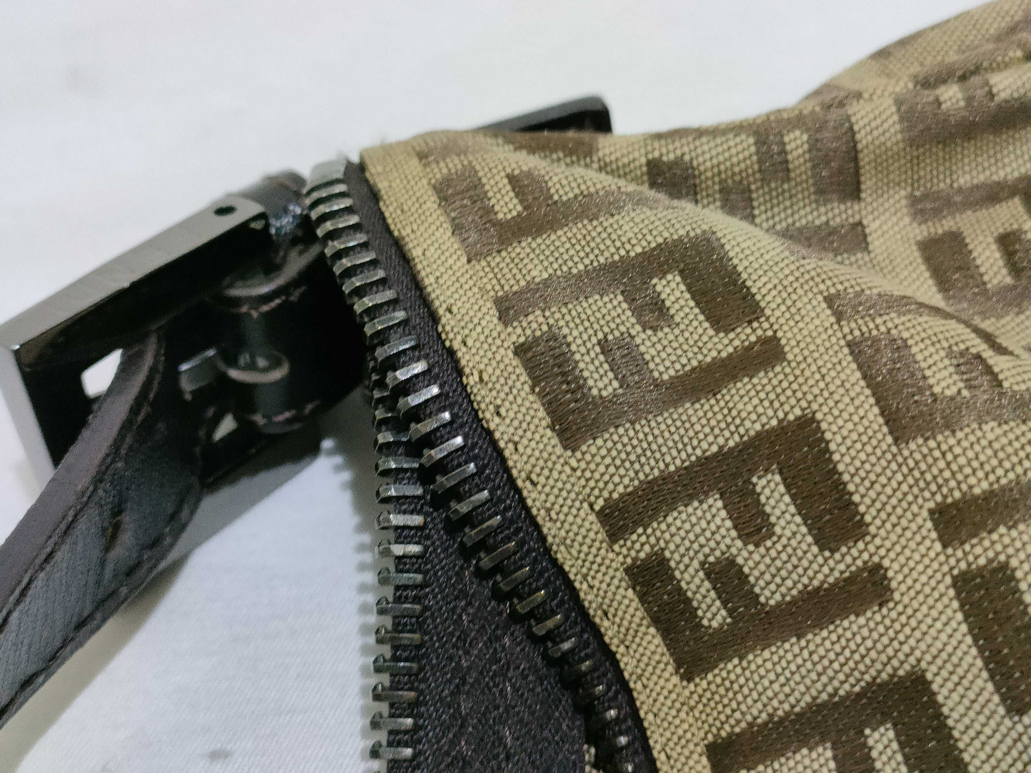 Zucca pattern Fendi Zucchino handbag Brown handbag — view 13