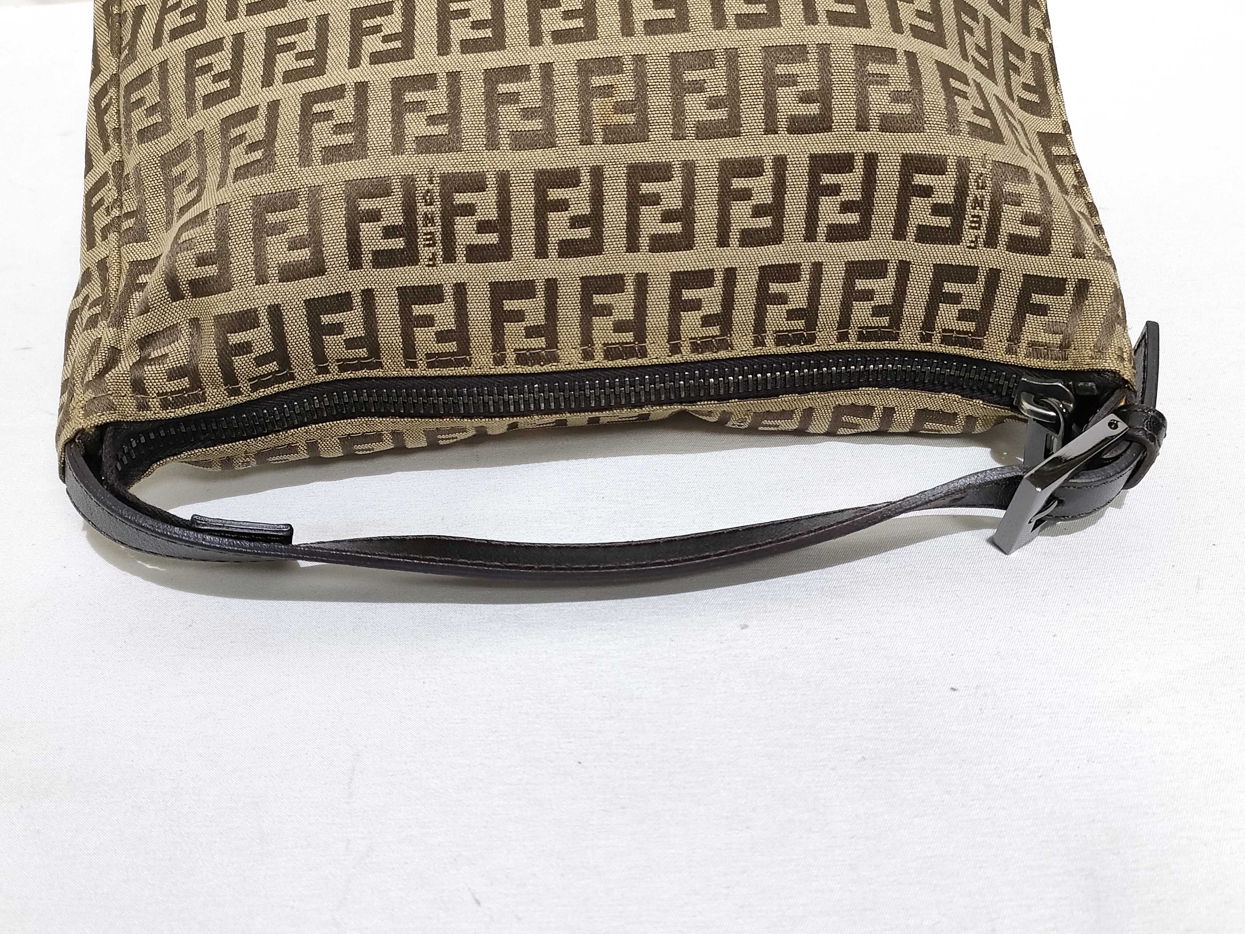 Zucca pattern Fendi Zucchino handbag Brown handbag — view 3
