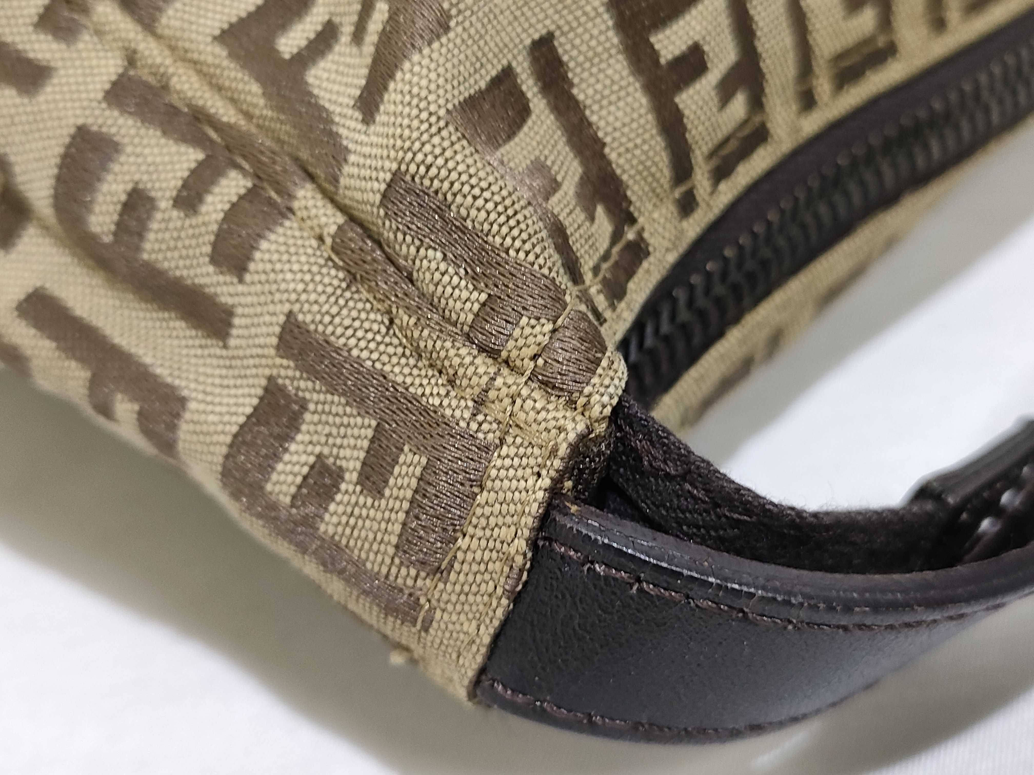 Zucca pattern Fendi Zucchino handbag Brown handbag — view 5