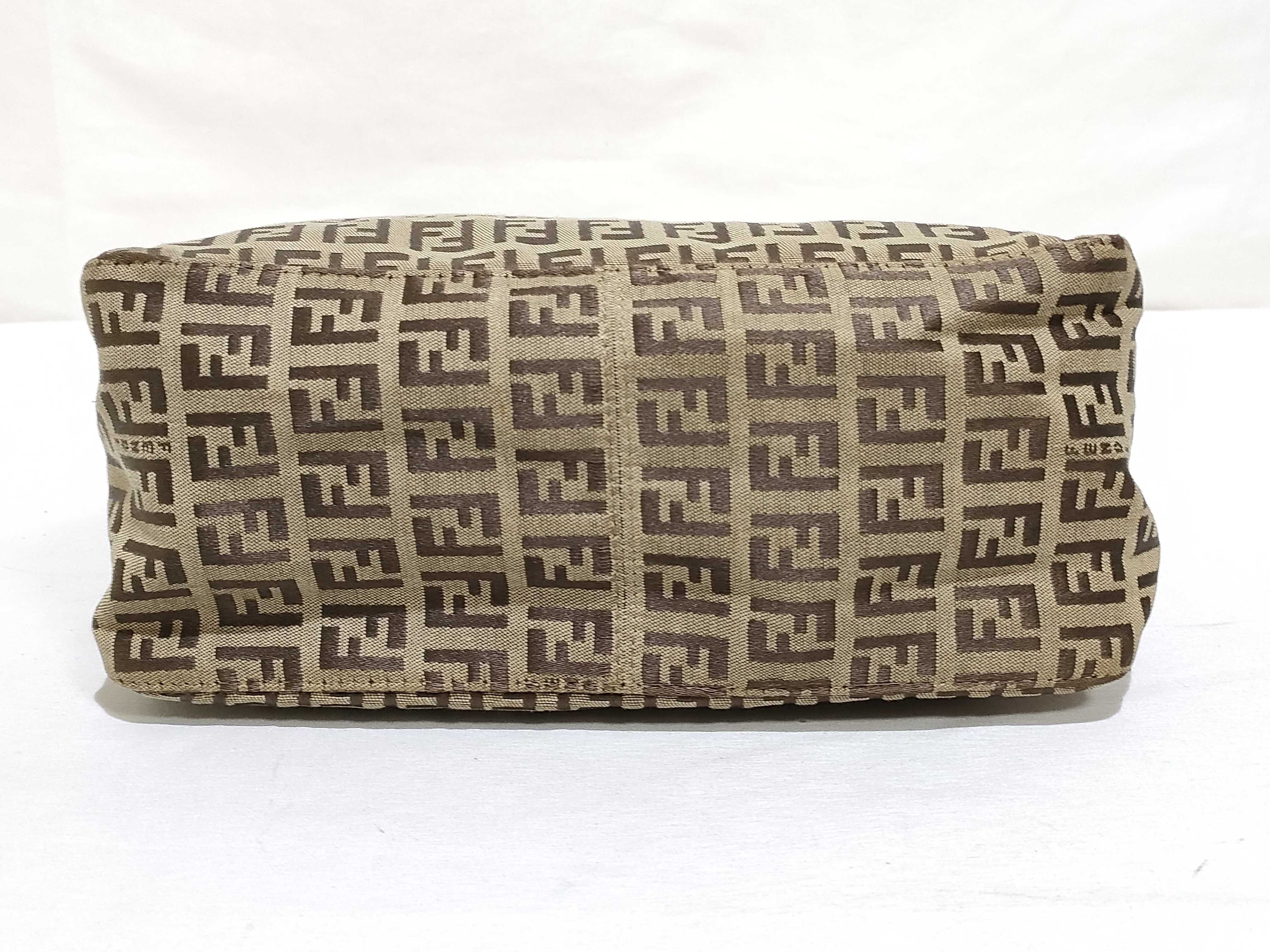 Zucca pattern Fendi Zucchino handbag Brown handbag — view 7