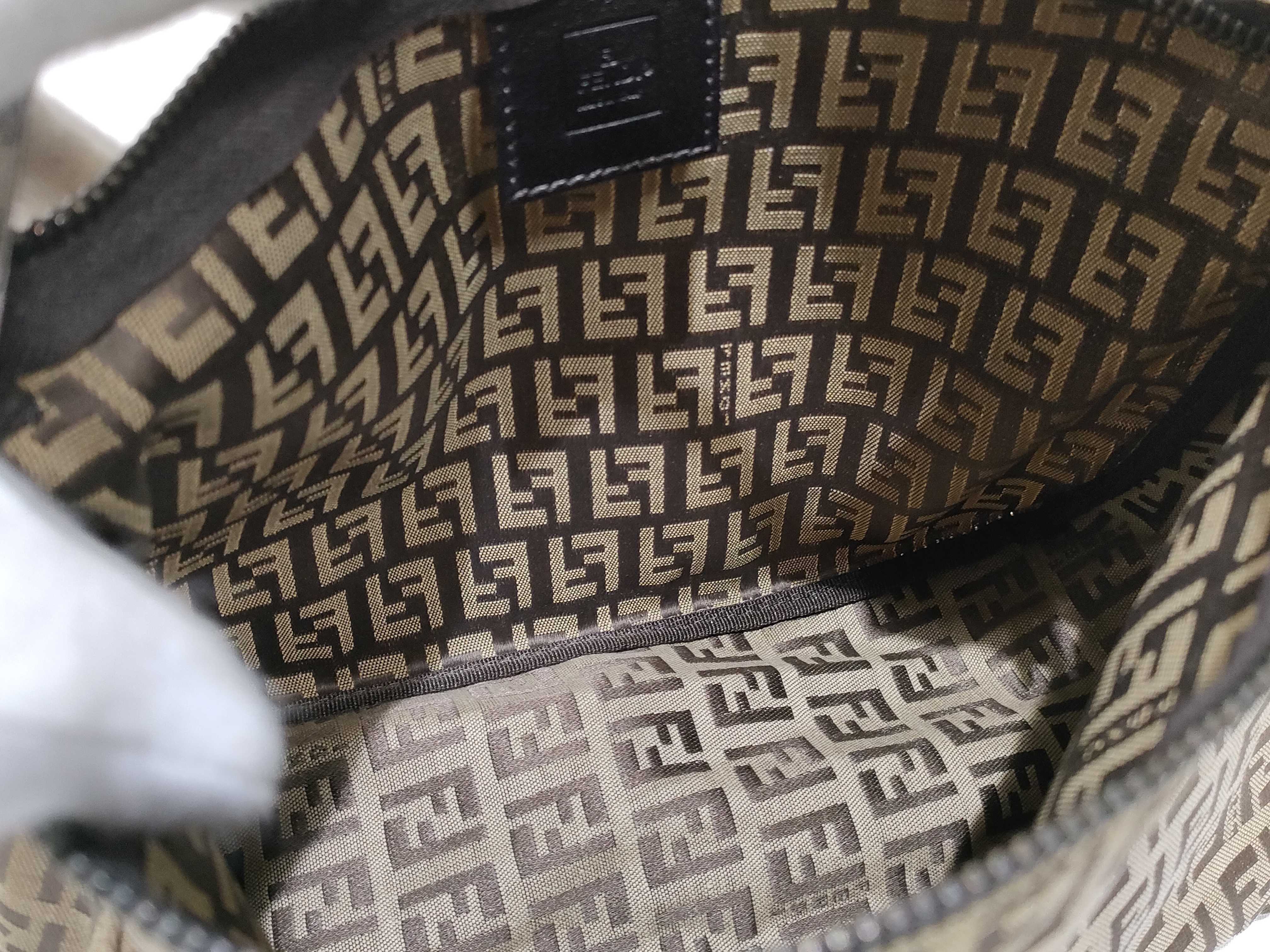 Zucca pattern Fendi Zucchino handbag Brown handbag — view 9
