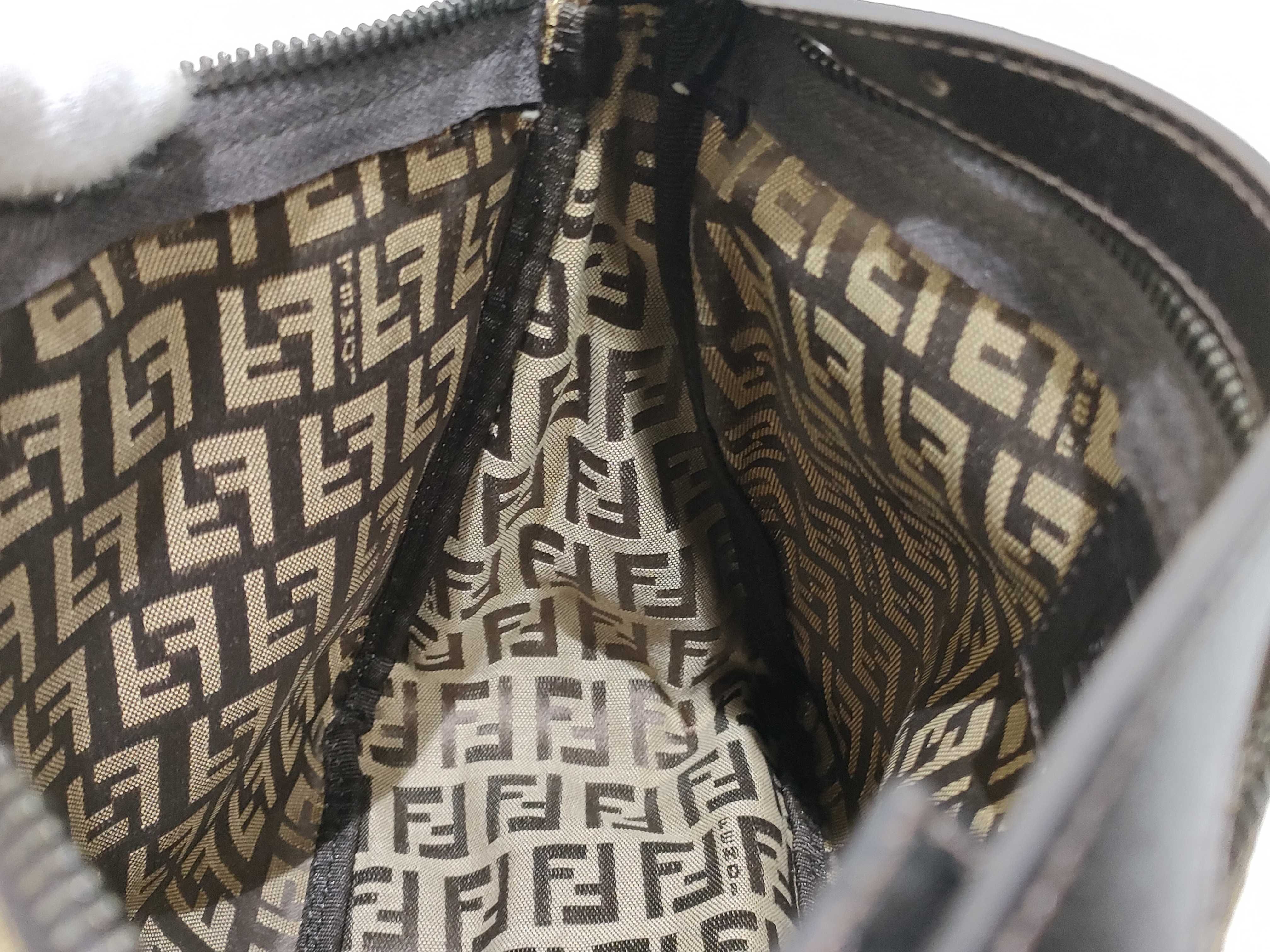 Zucca pattern Fendi Zucchino handbag Brown handbag — view 10
