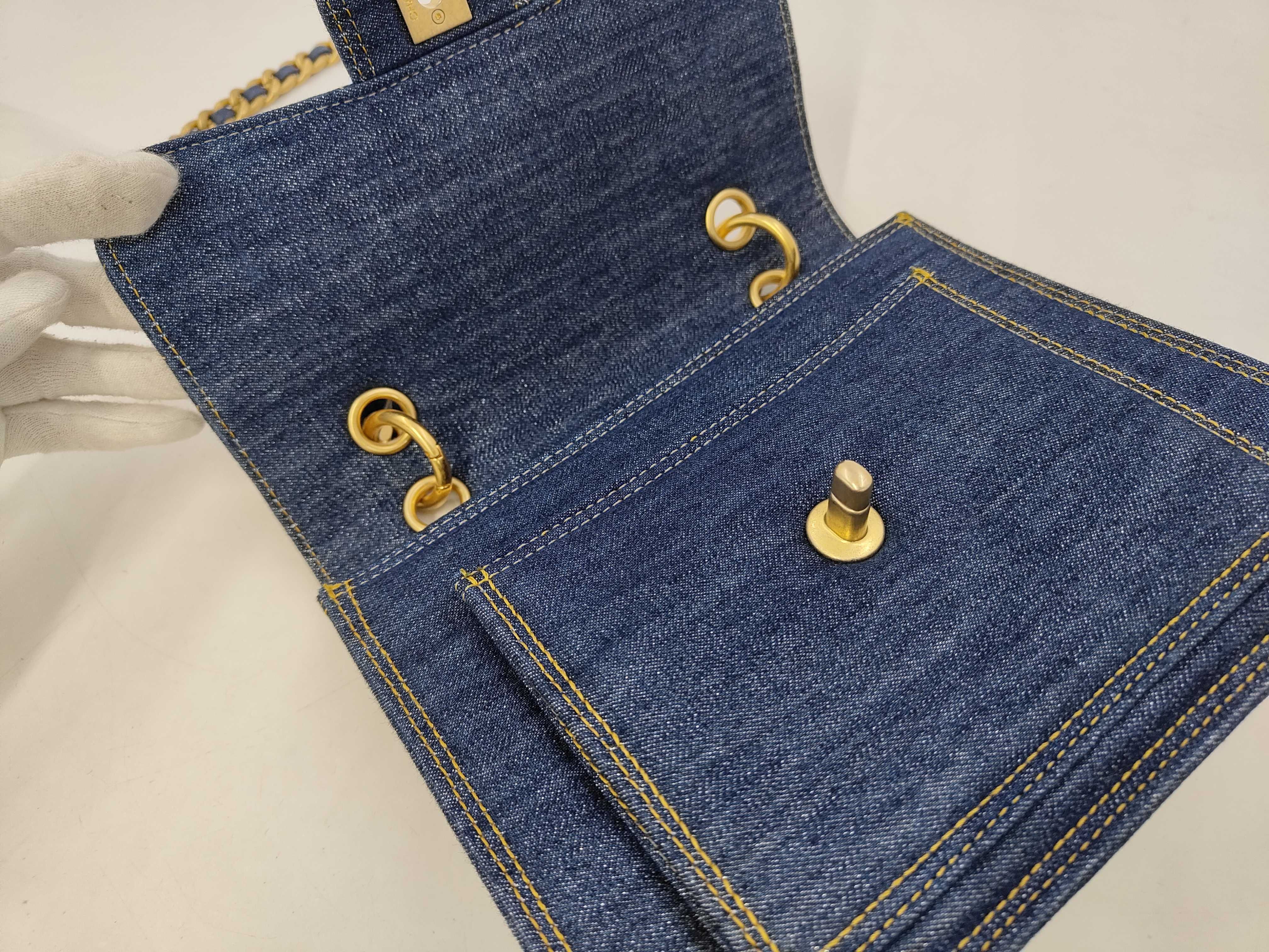 2-Way Chain Shoulder Bag, Denim GP Shoulder Bag — view 7