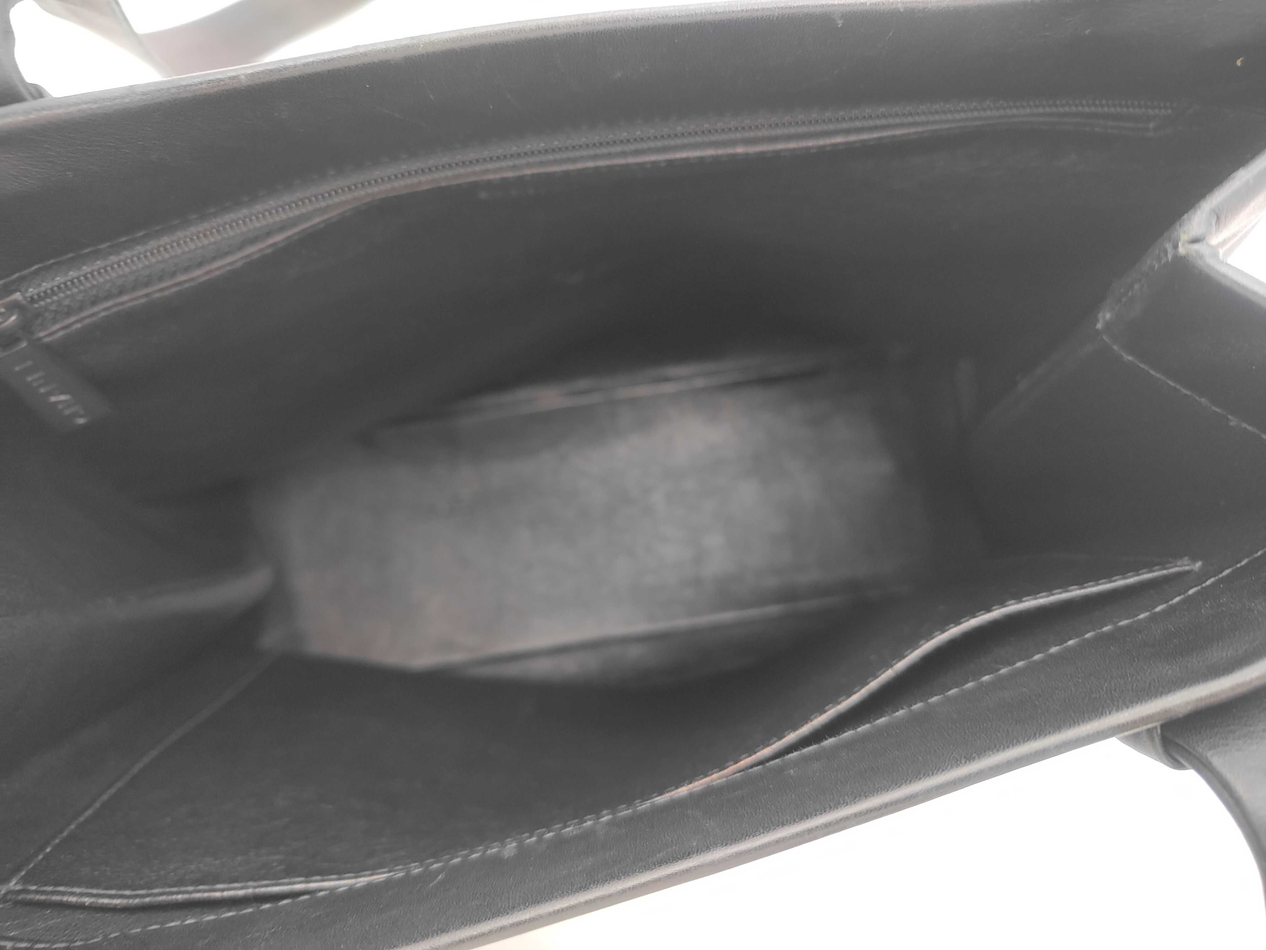 logo, 5-series leather tote bag — view 8