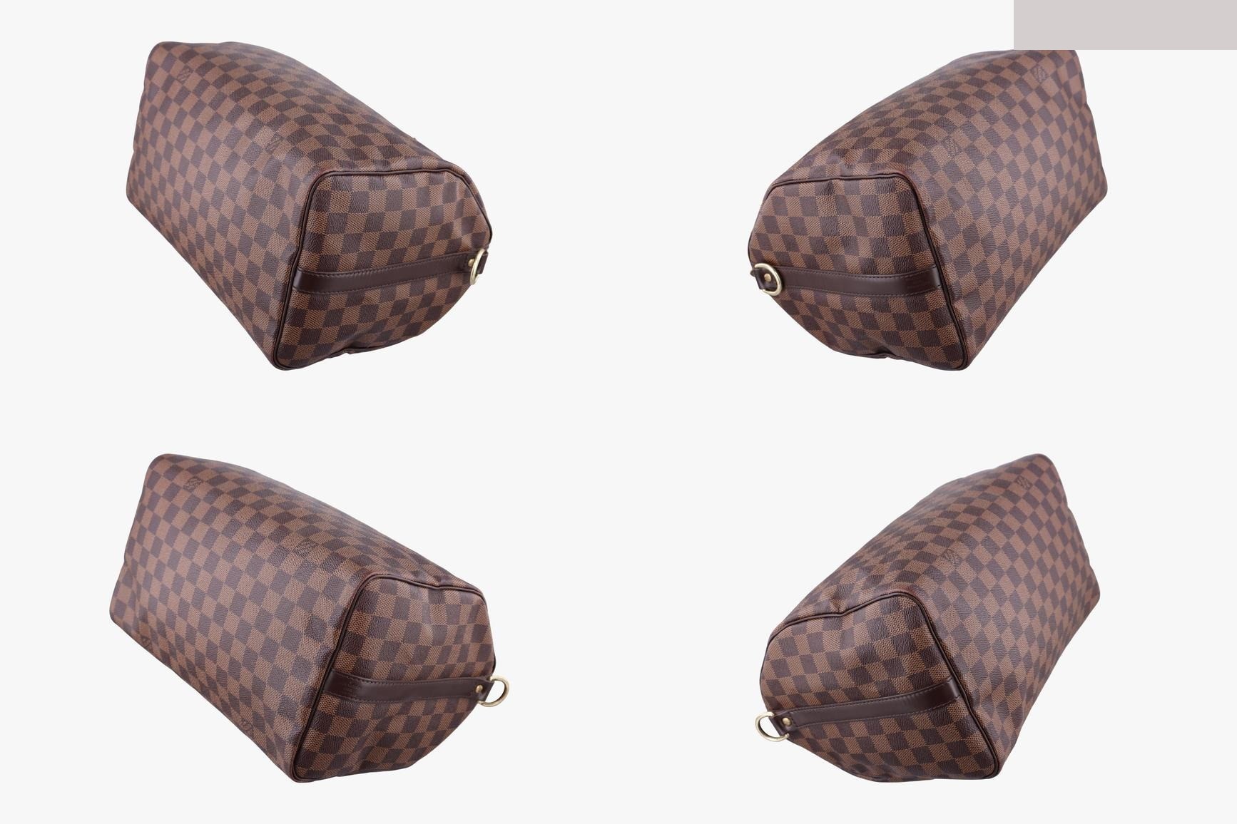 Speedy Bandoulière 30 Damier Canvas Ebene — view 4