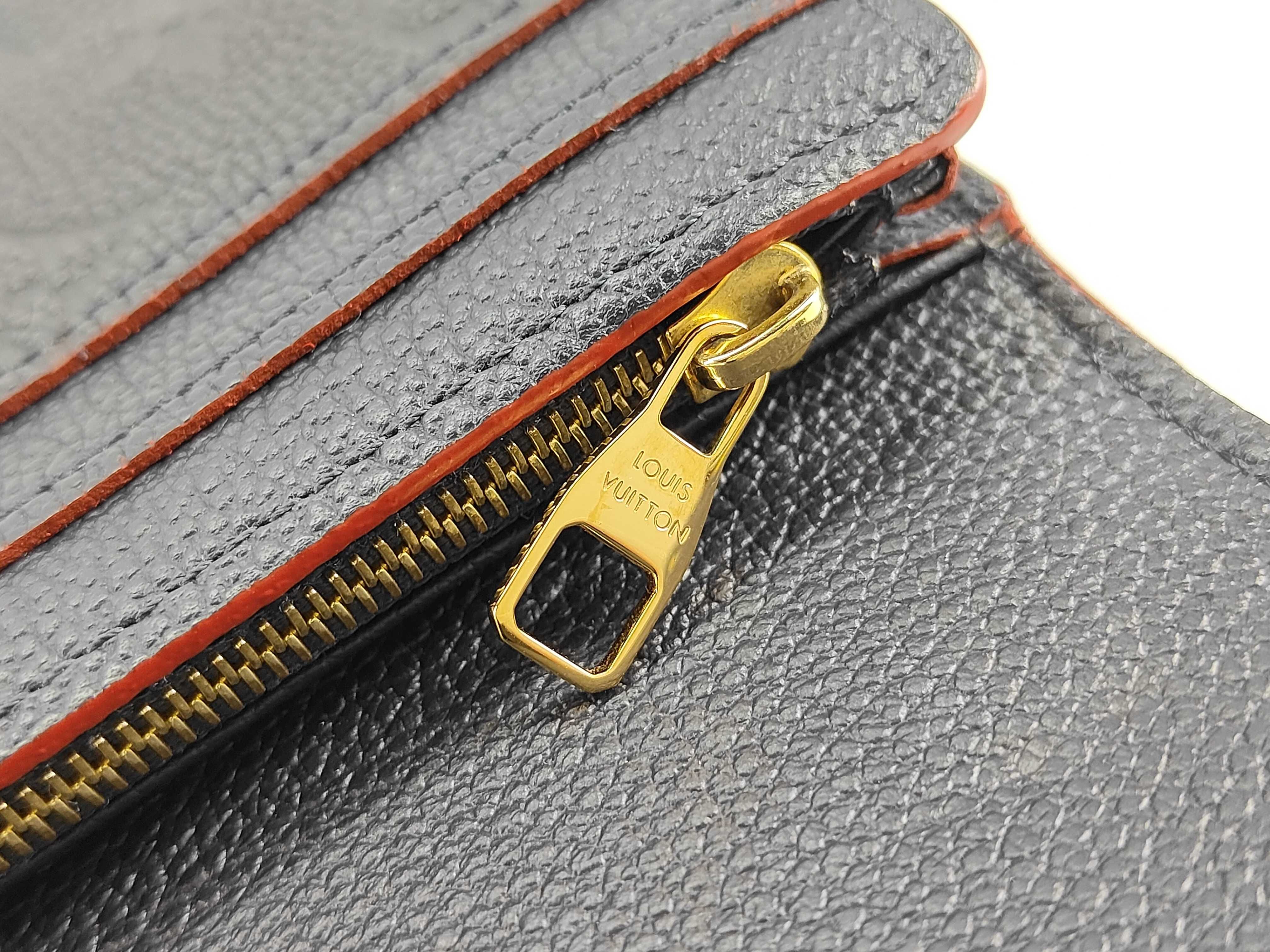 Monogram Empreinte Portefeuille Sarah Marine Rouge Wallet RFID Z10960 — view 11