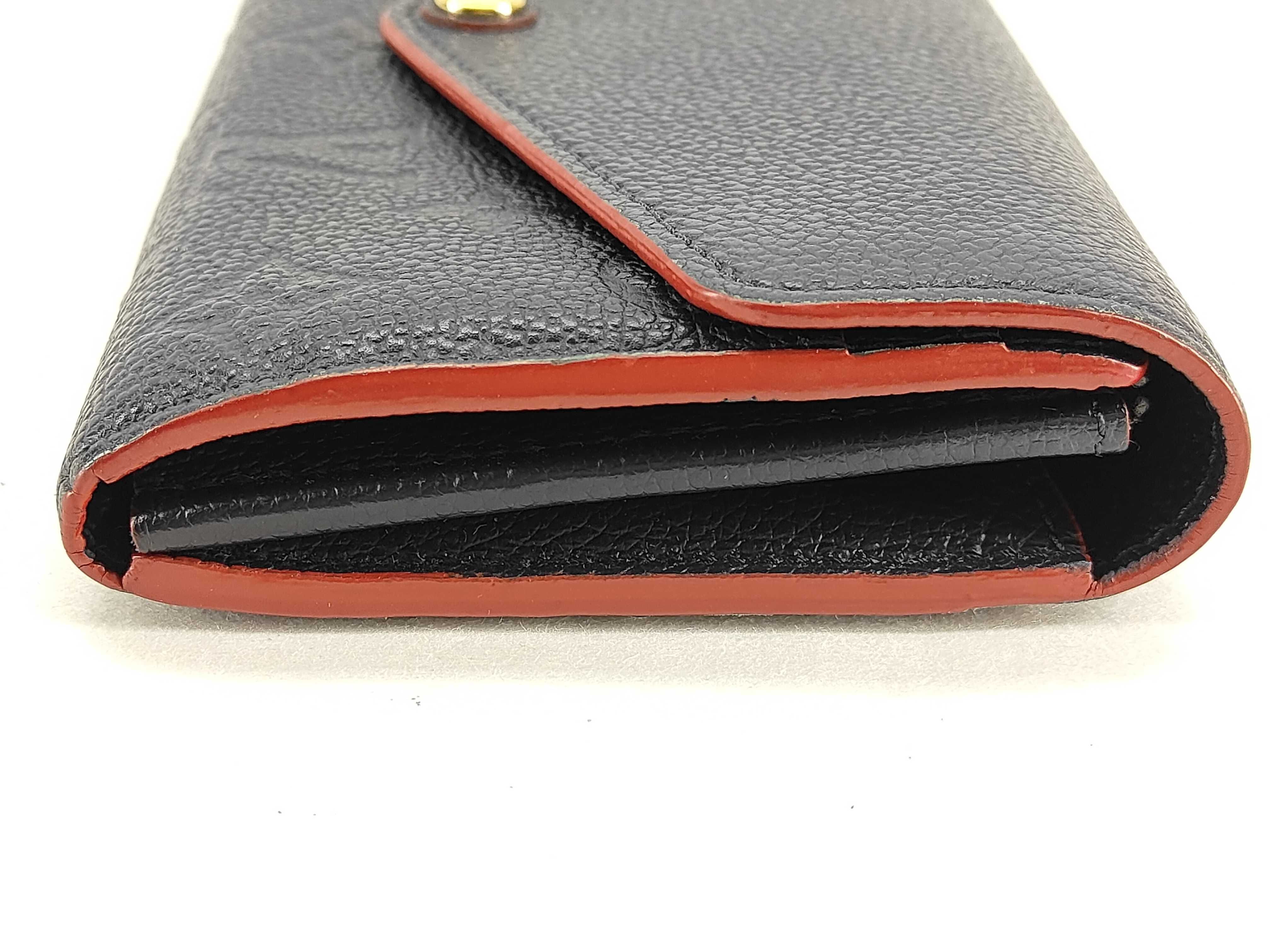 Monogram Empreinte Portefeuille Sarah Marine Rouge Wallet RFID Z10960 — view 5