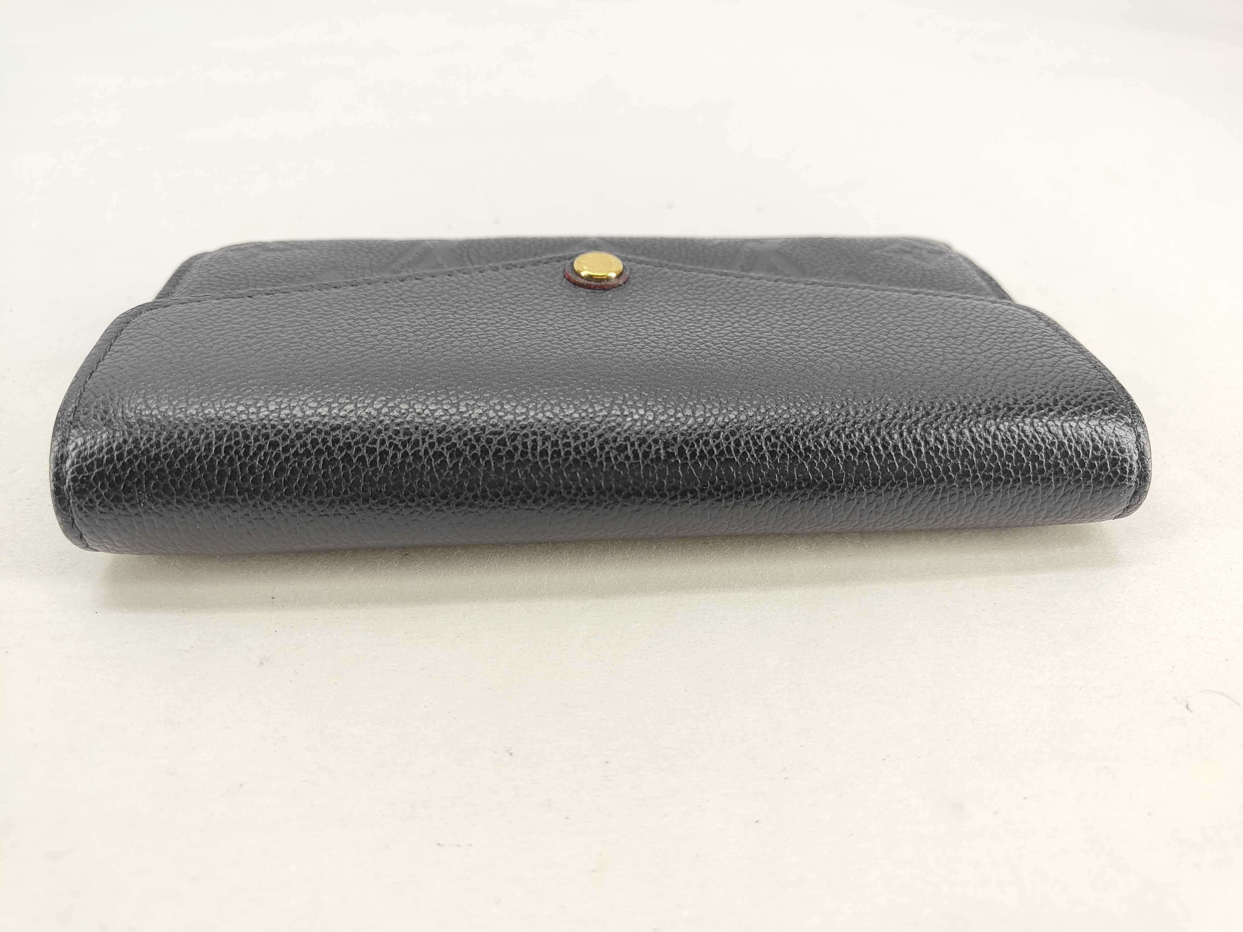 Monogram Empreinte Portefeuille Sarah Marine Rouge Wallet RFID Z10960 — view 6