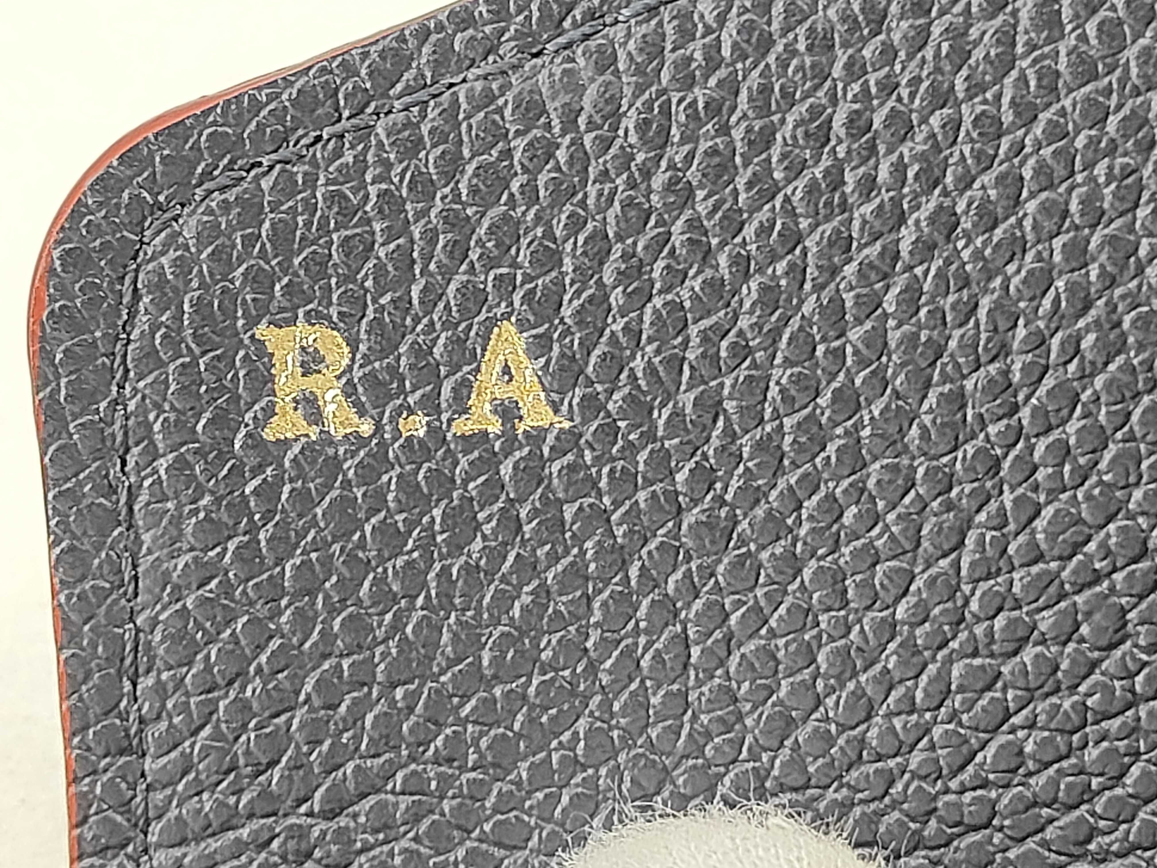 Monogram Empreinte Portefeuille Sarah Marine Rouge Wallet RFID Z10960 — view 10