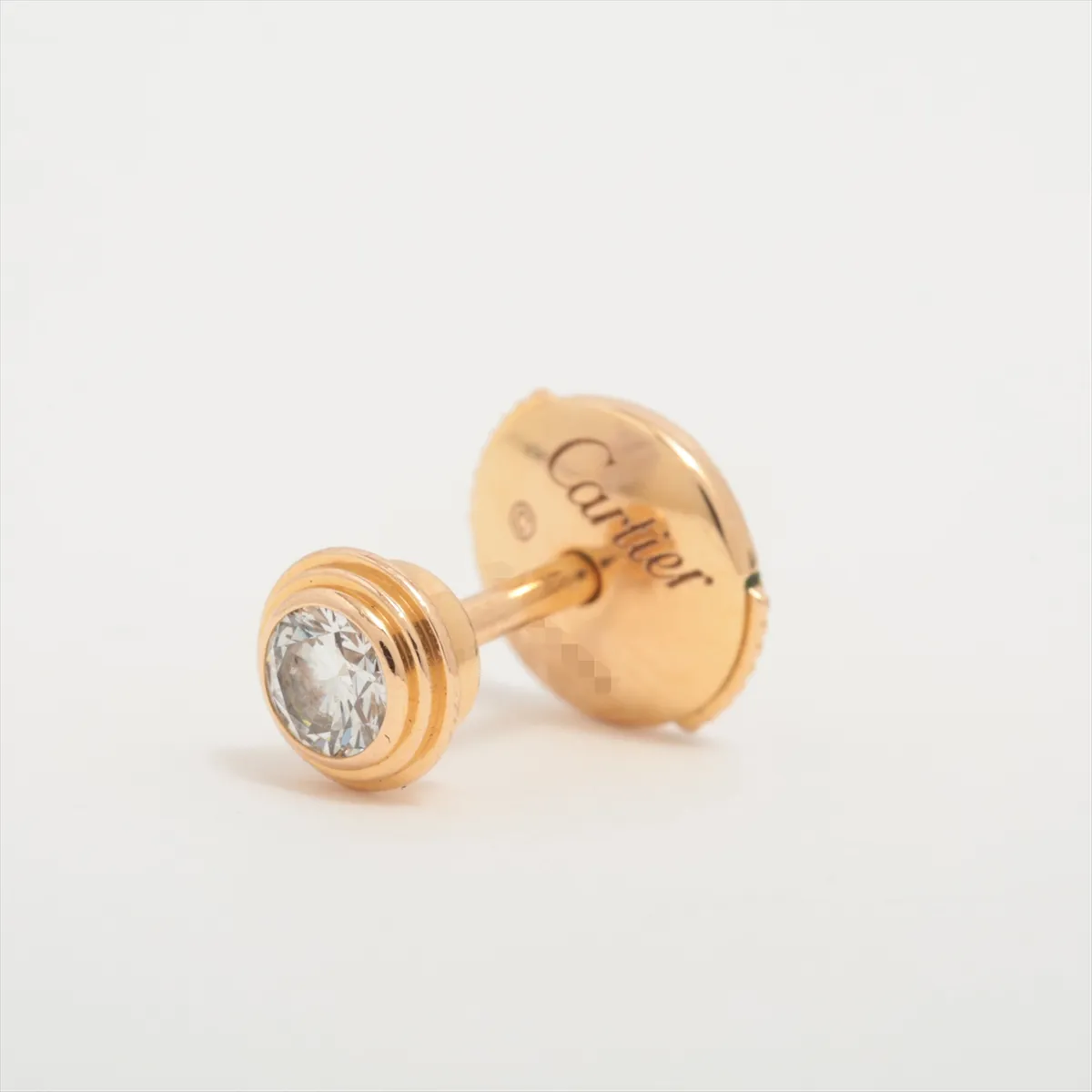 Damour XS Diamond Earrings 750(YG) 1.0g PC7559 Diamond — view 3